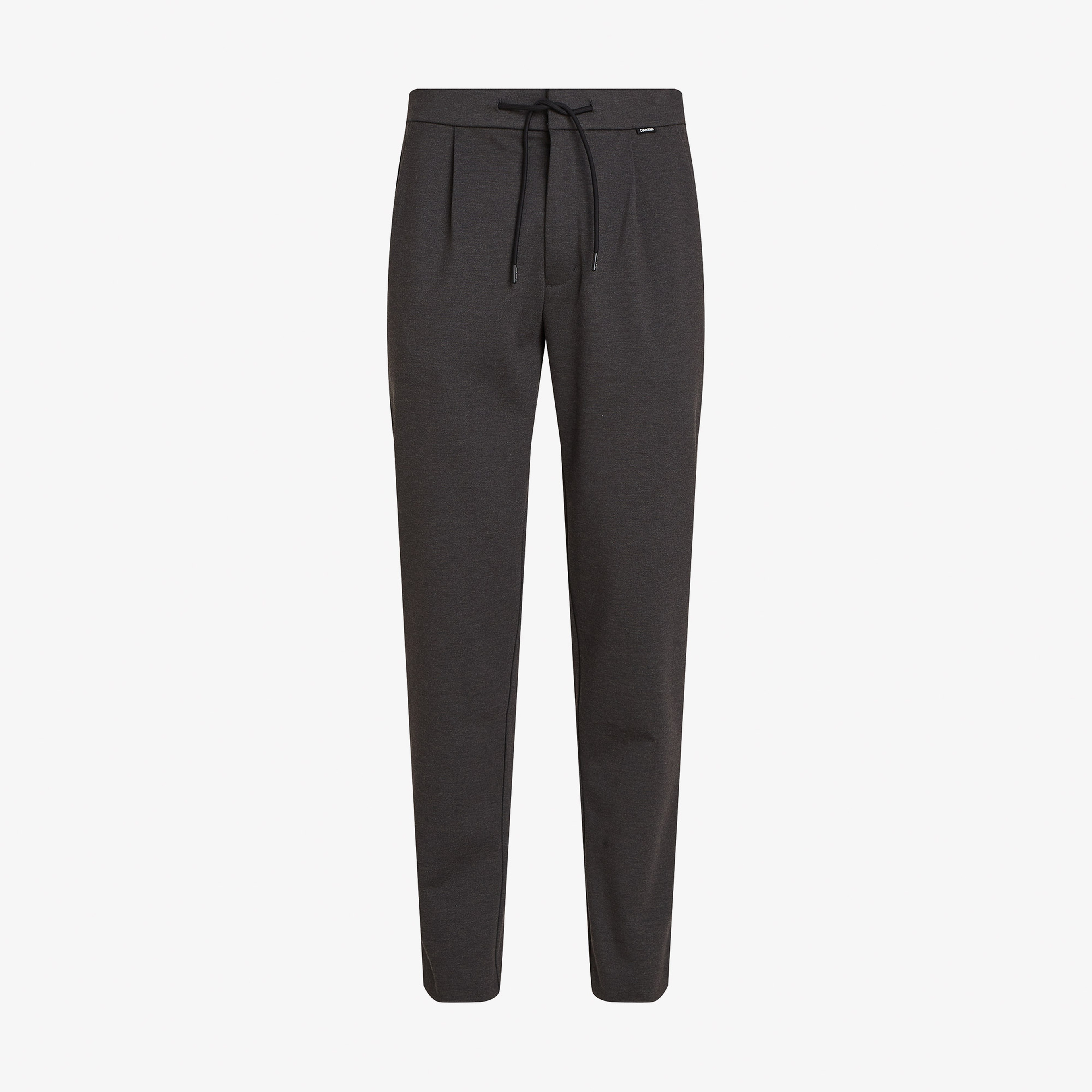Calvin Klein Comfort Knit Tapered Pleat Erkek Gri Pantolon