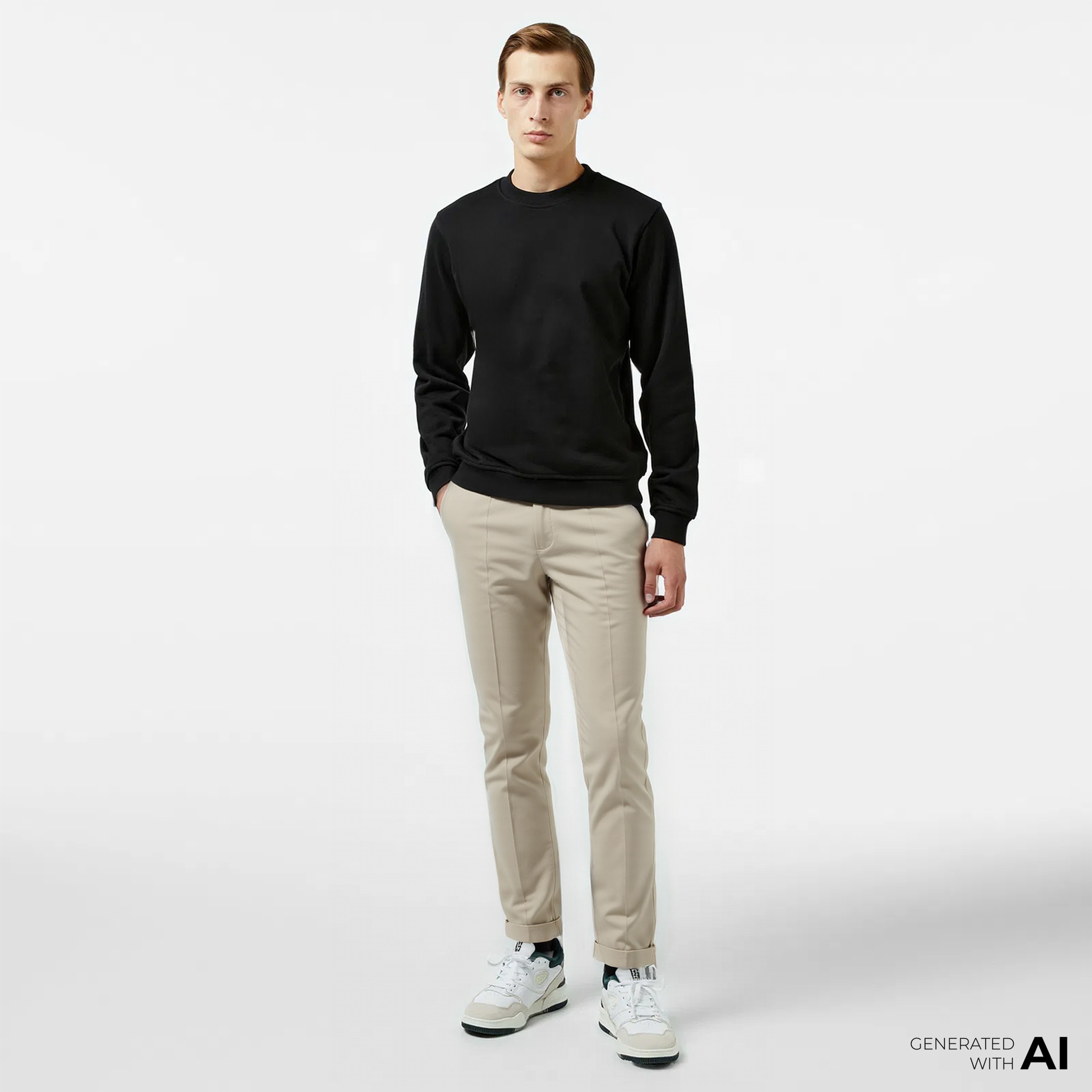 Calvin Klein Erkek Gri Pantolon