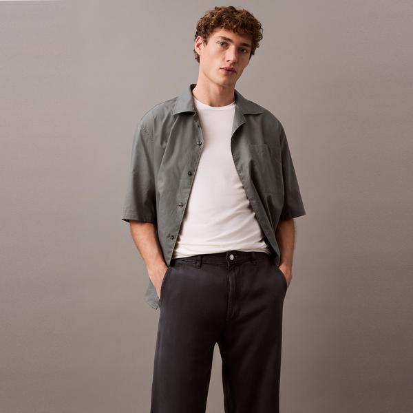 Calvin Klein 90S Straight Overdye Erkek Gri Jean