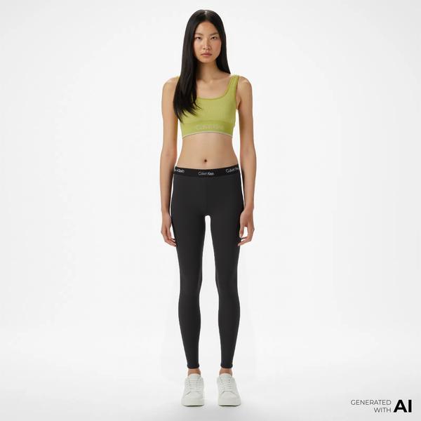 Calvin Klein High Rise 7/8 Kadın Siyah Tayt