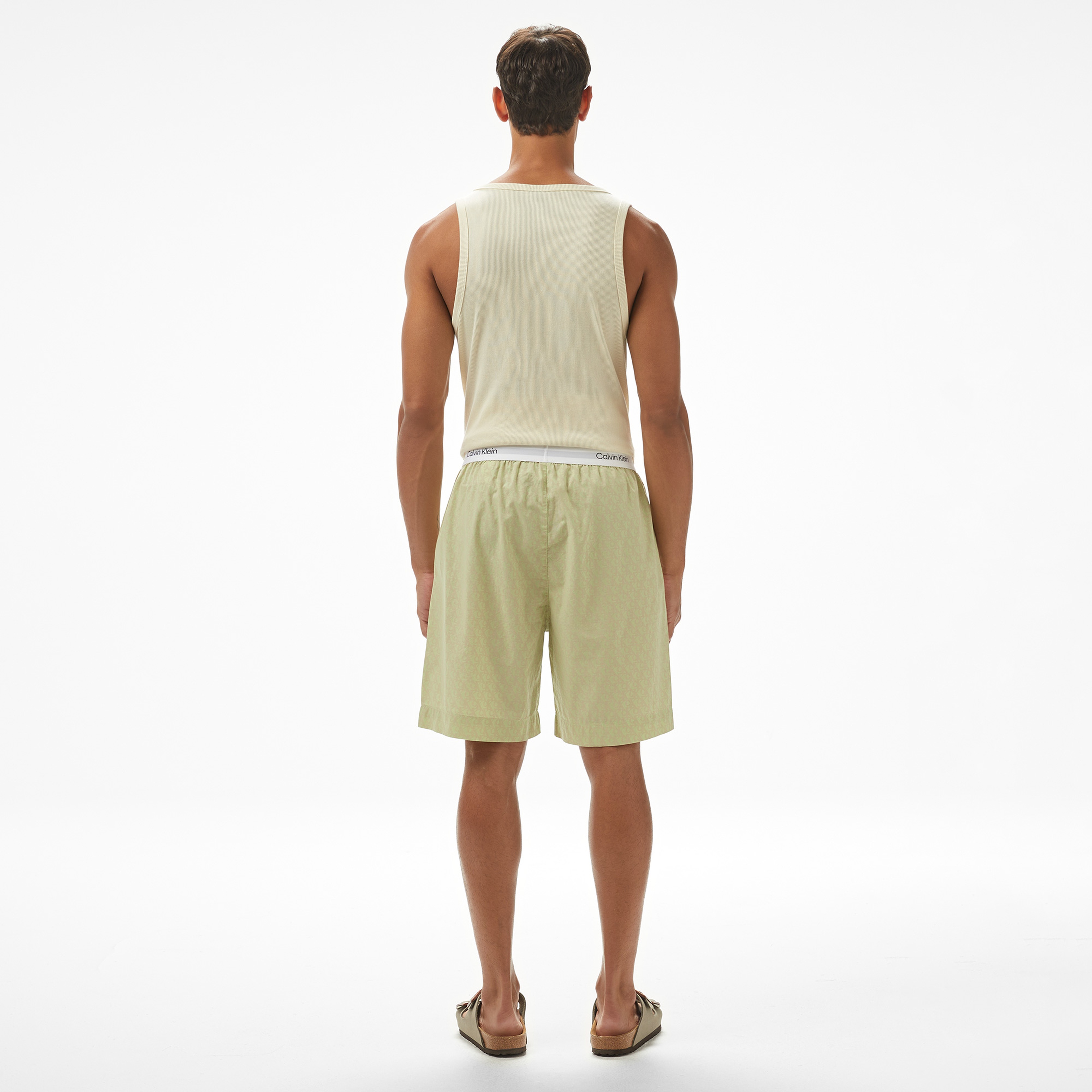 Calvin Klein Erkek Yeşil Şort