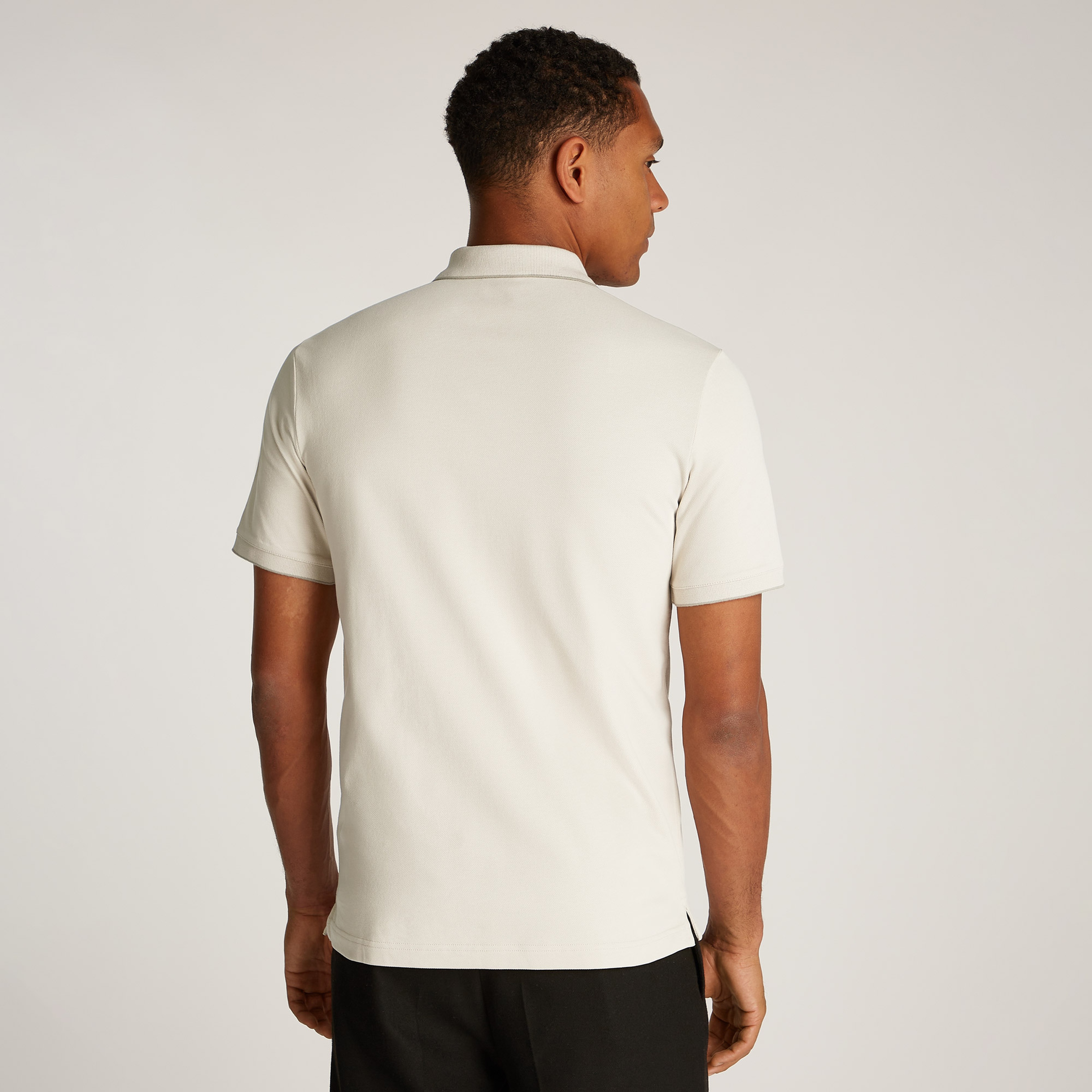 Calvin Klein Erkek Bej Polo