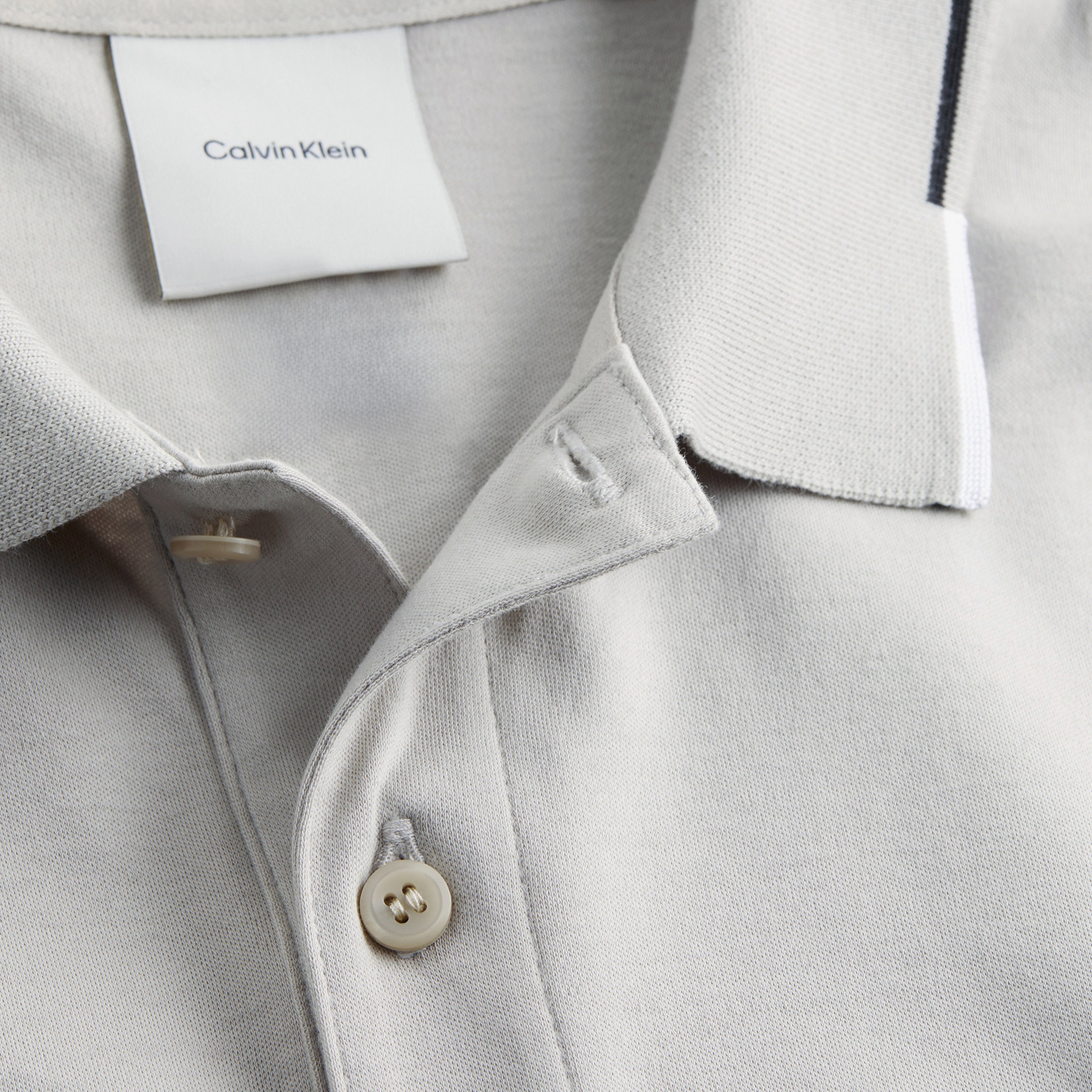 Calvin Klein Erkek Gri Polo