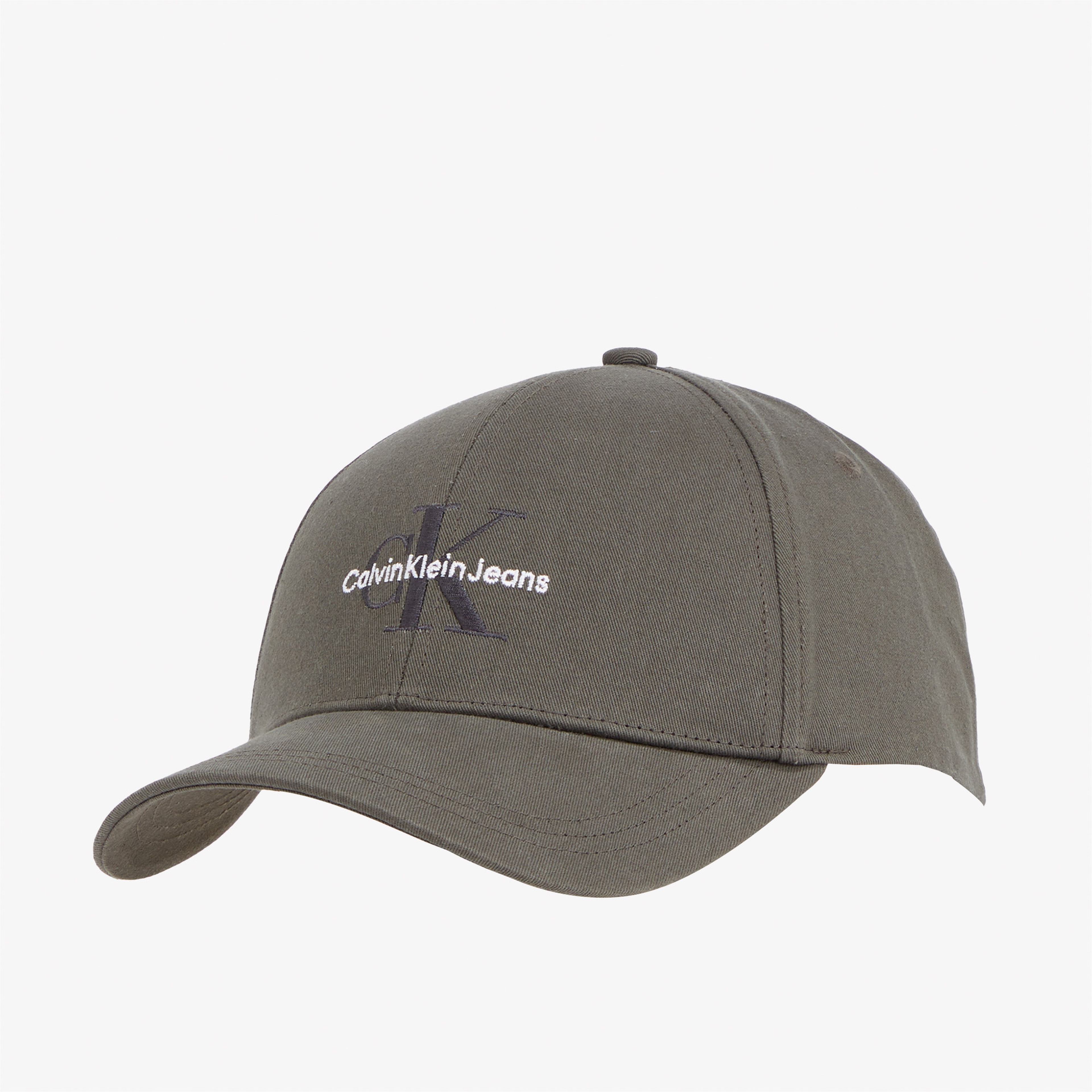 Calvin Klein Mono Logo Embro Erkek Gri Şapka