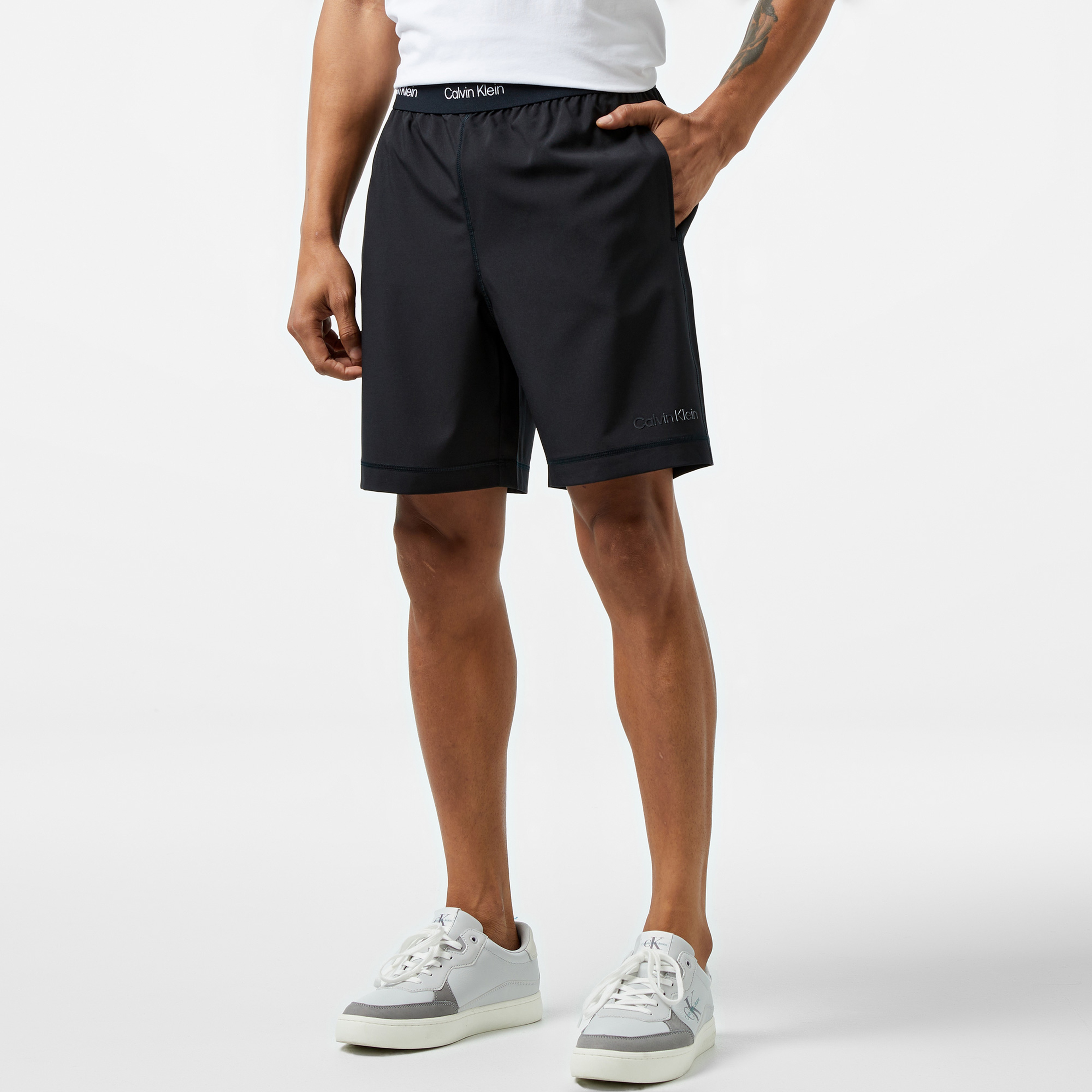 Calvin Klein Woven Short 7" inseam Erkek Siyah Şort