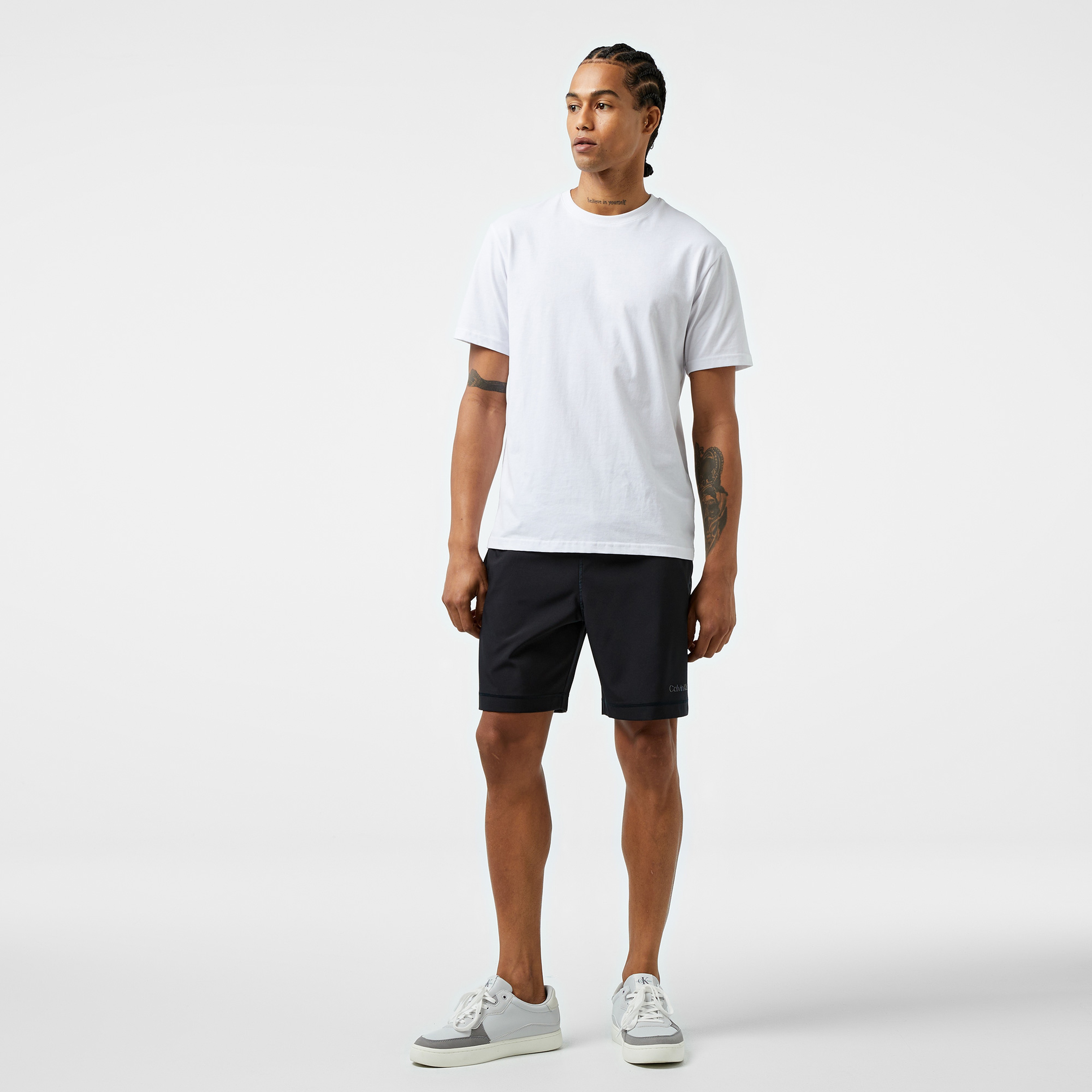 Calvin Klein Woven Short 7" inseam Erkek Siyah Şort