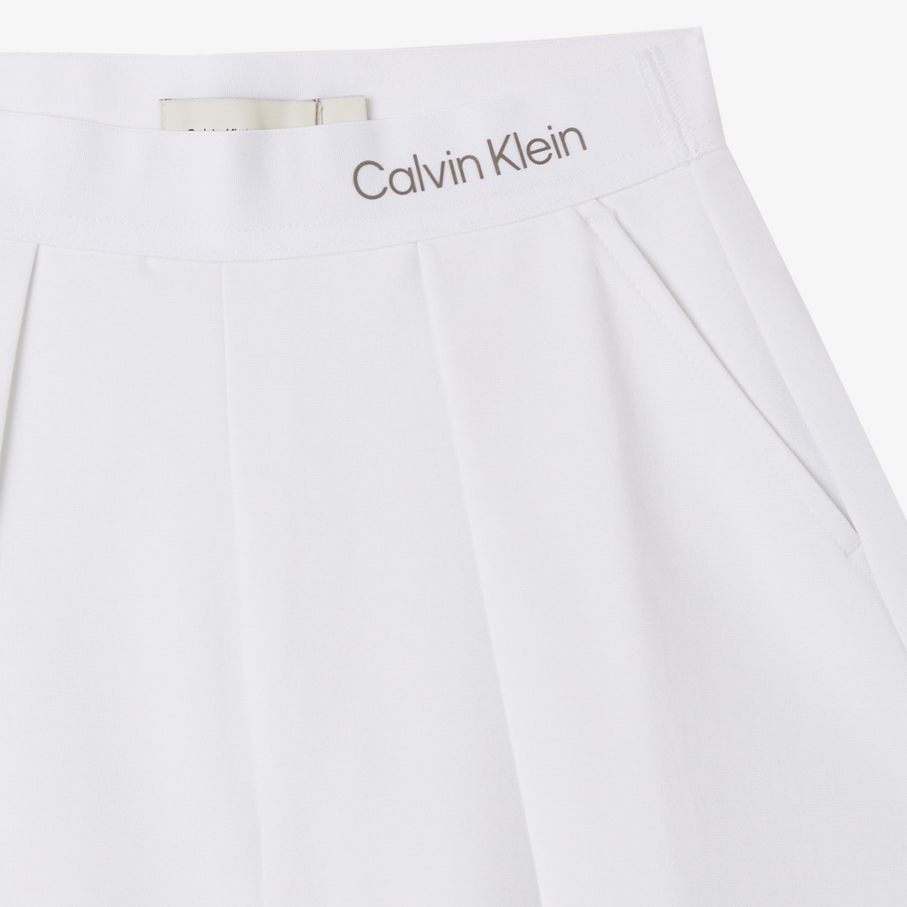Calvin Klein Knits Punto Çocuk Beyaz Şort Etek