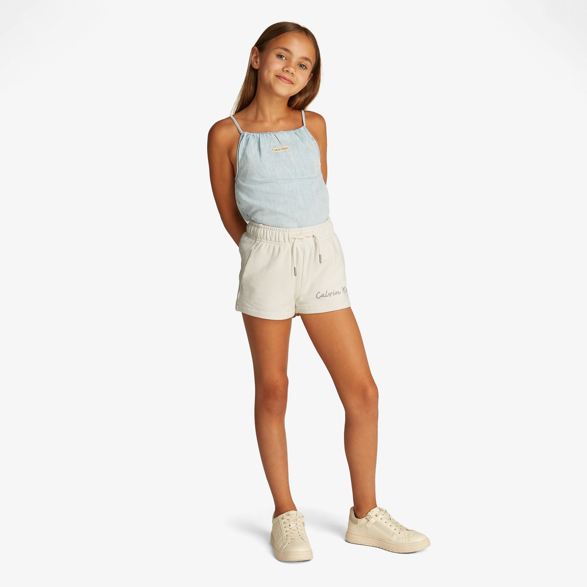 Calvin Klein Çocuk Beyaz Şort