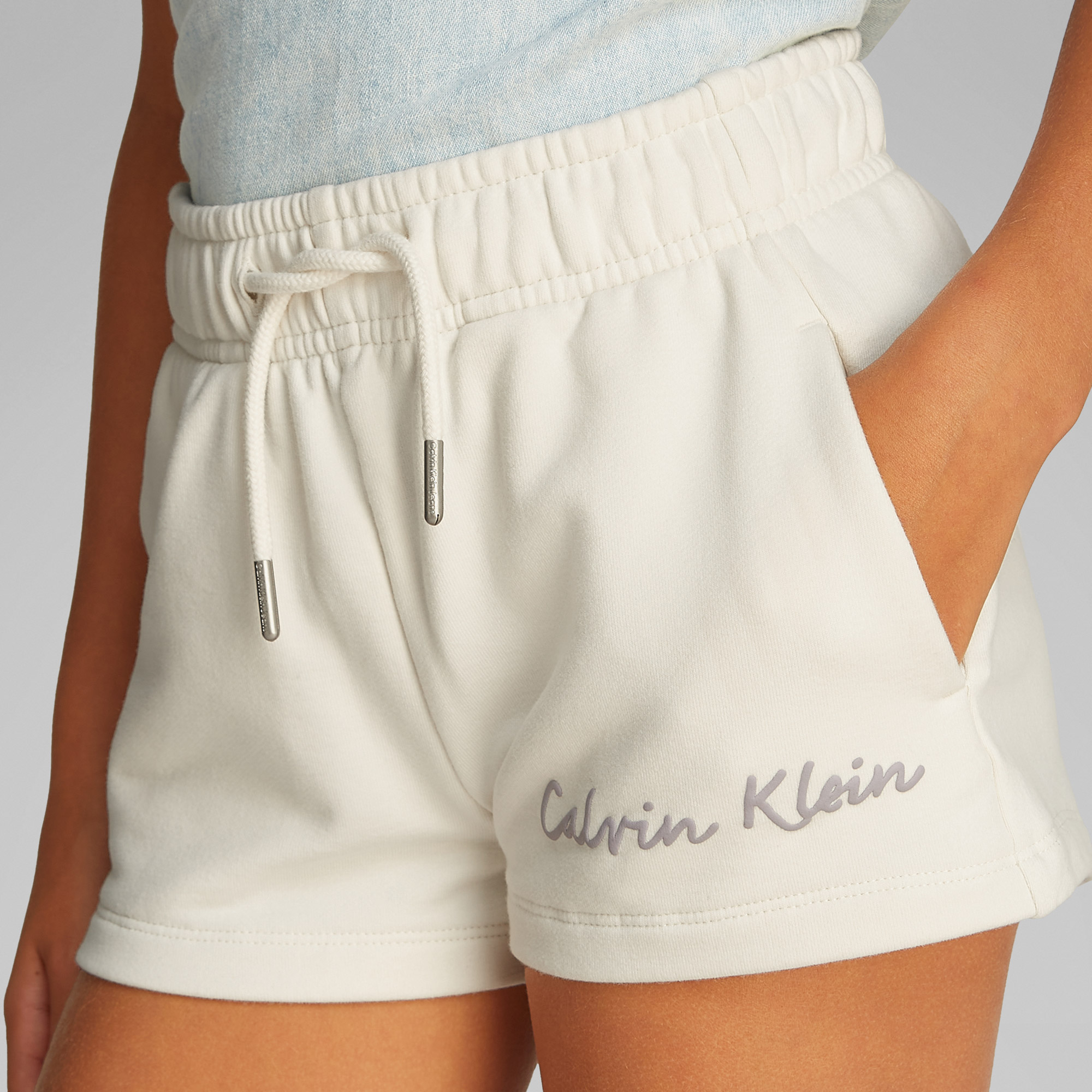 Calvin Klein Çocuk Beyaz Şort