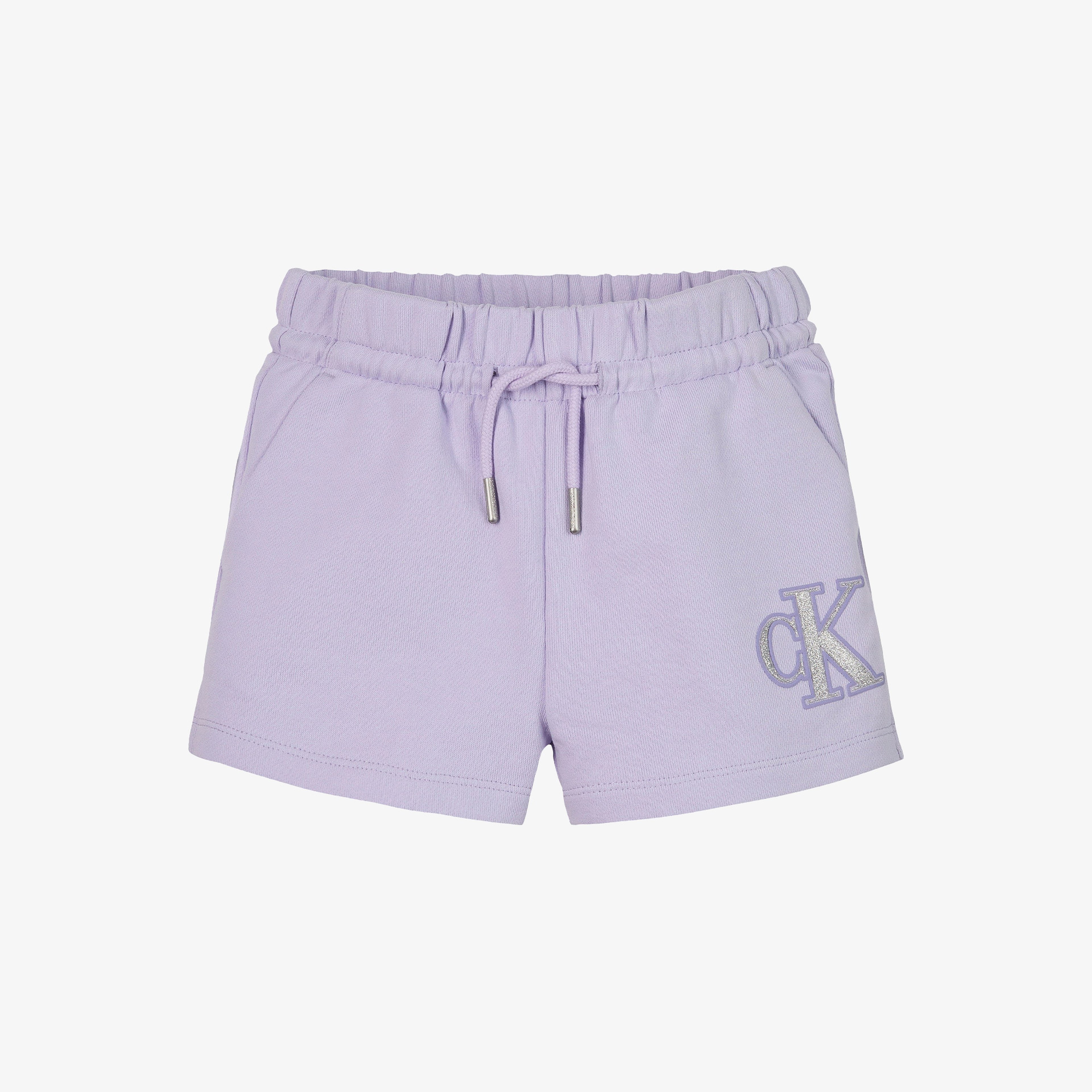 Calvin Klein Metallic Çocuk Mor Şort