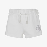 Calvin Klein Metallic Çocuk Beyaz Şort