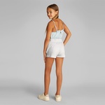 Calvin Klein Metallic Çocuk Beyaz Şort