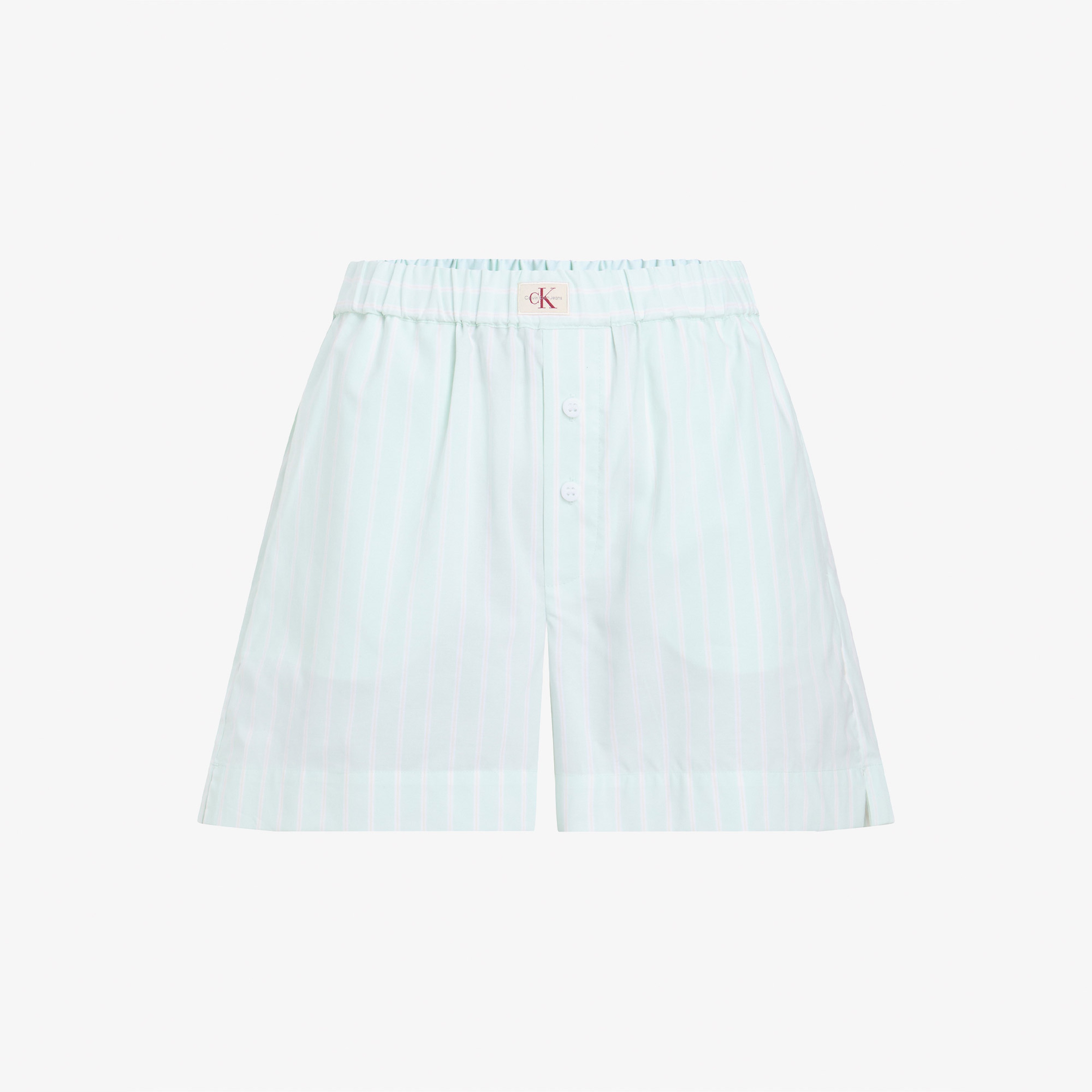 Calvin Klein Poplin Kadın Mavi Şort