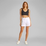 Calvin Klein Poplin Kadın Beyaz Şort