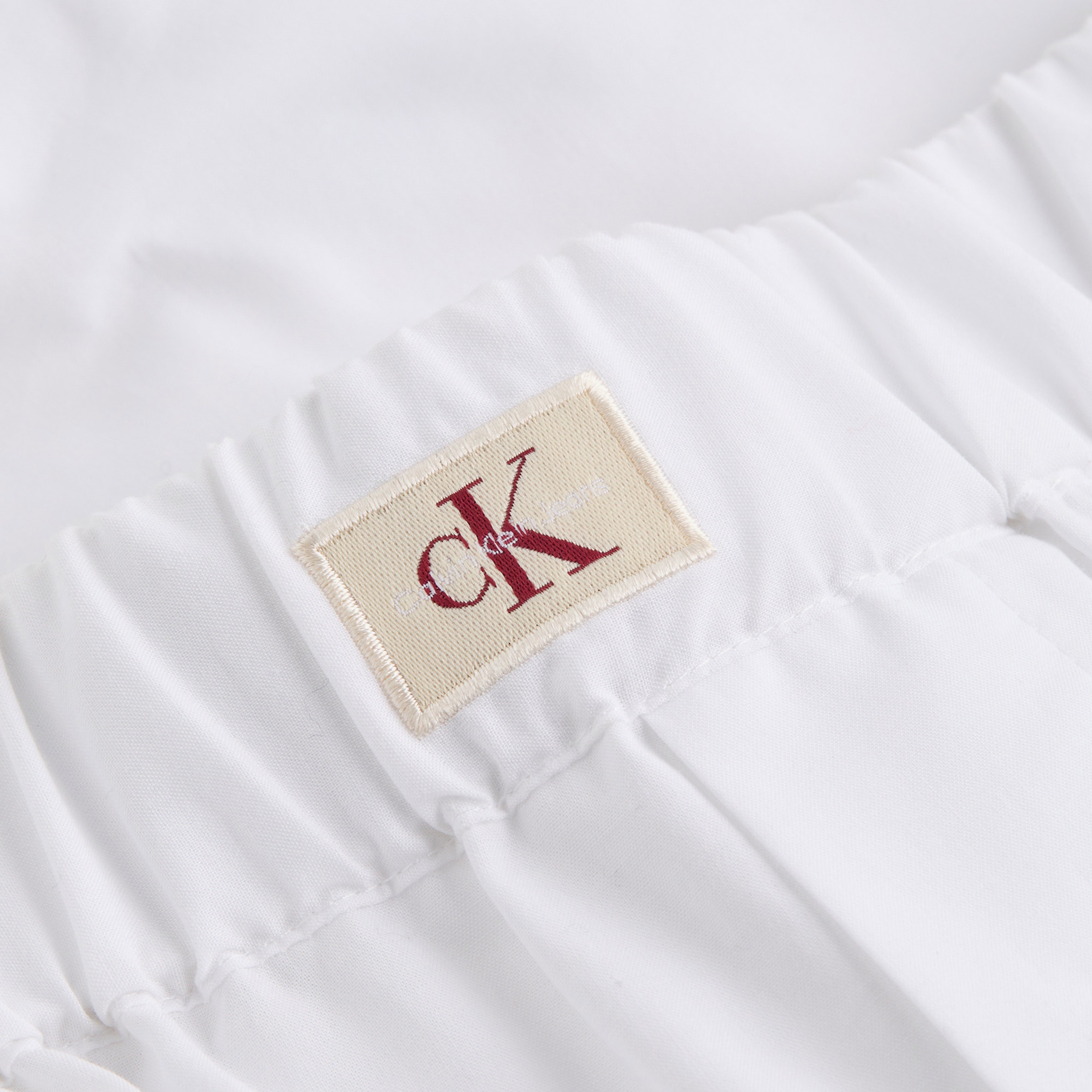 Calvin Klein Poplin Kadın Beyaz Şort
