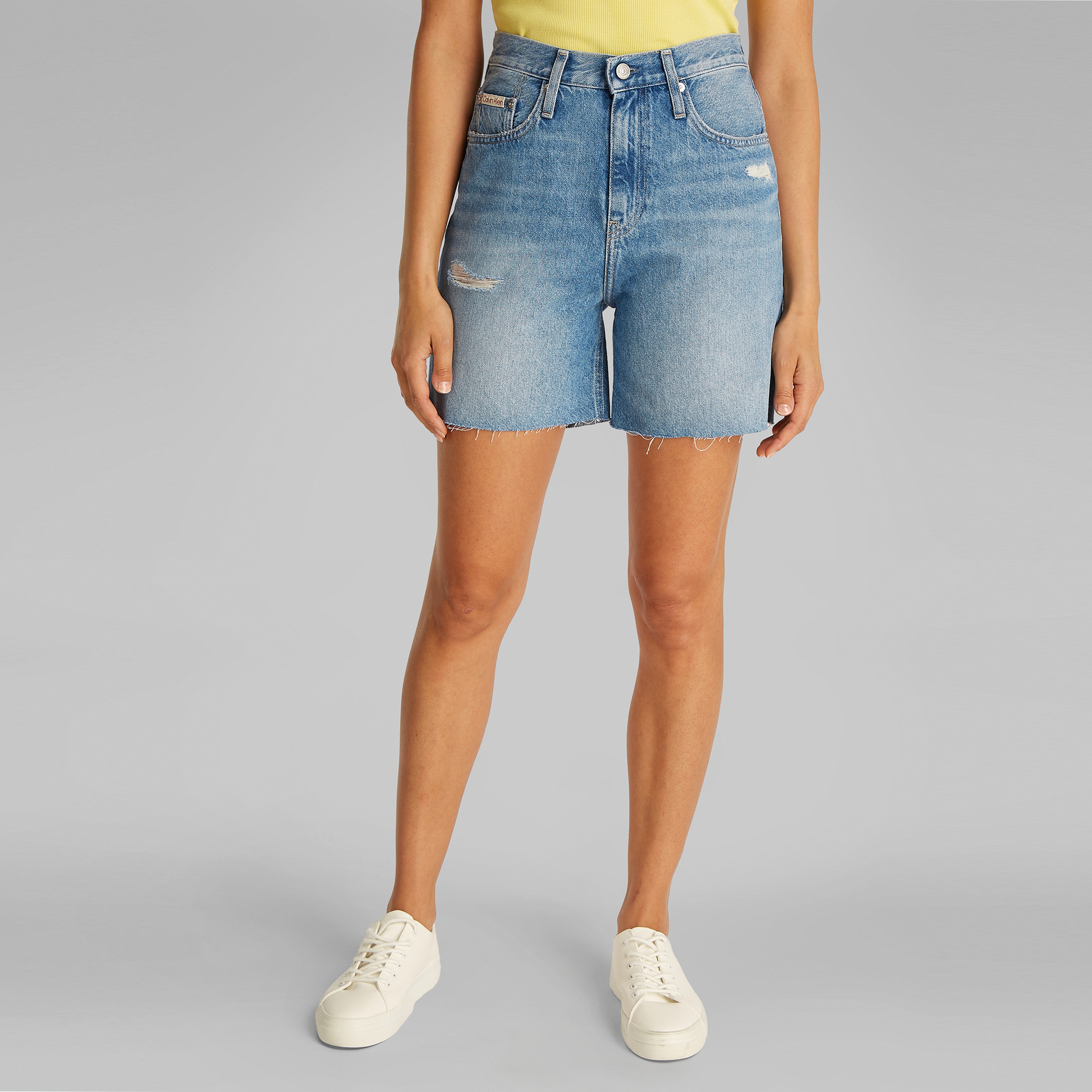 Calvin Klein Bermuda Kadın Lacivert Şort