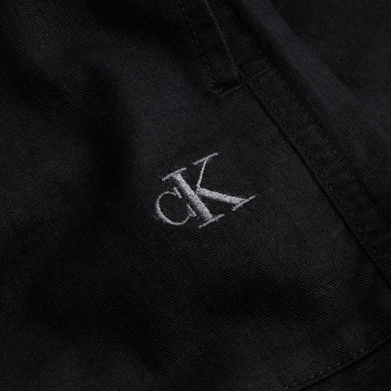 Calvin Klein Linen Erkek Siyah Şort