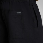Calvin Klein Linen Erkek Siyah Şort