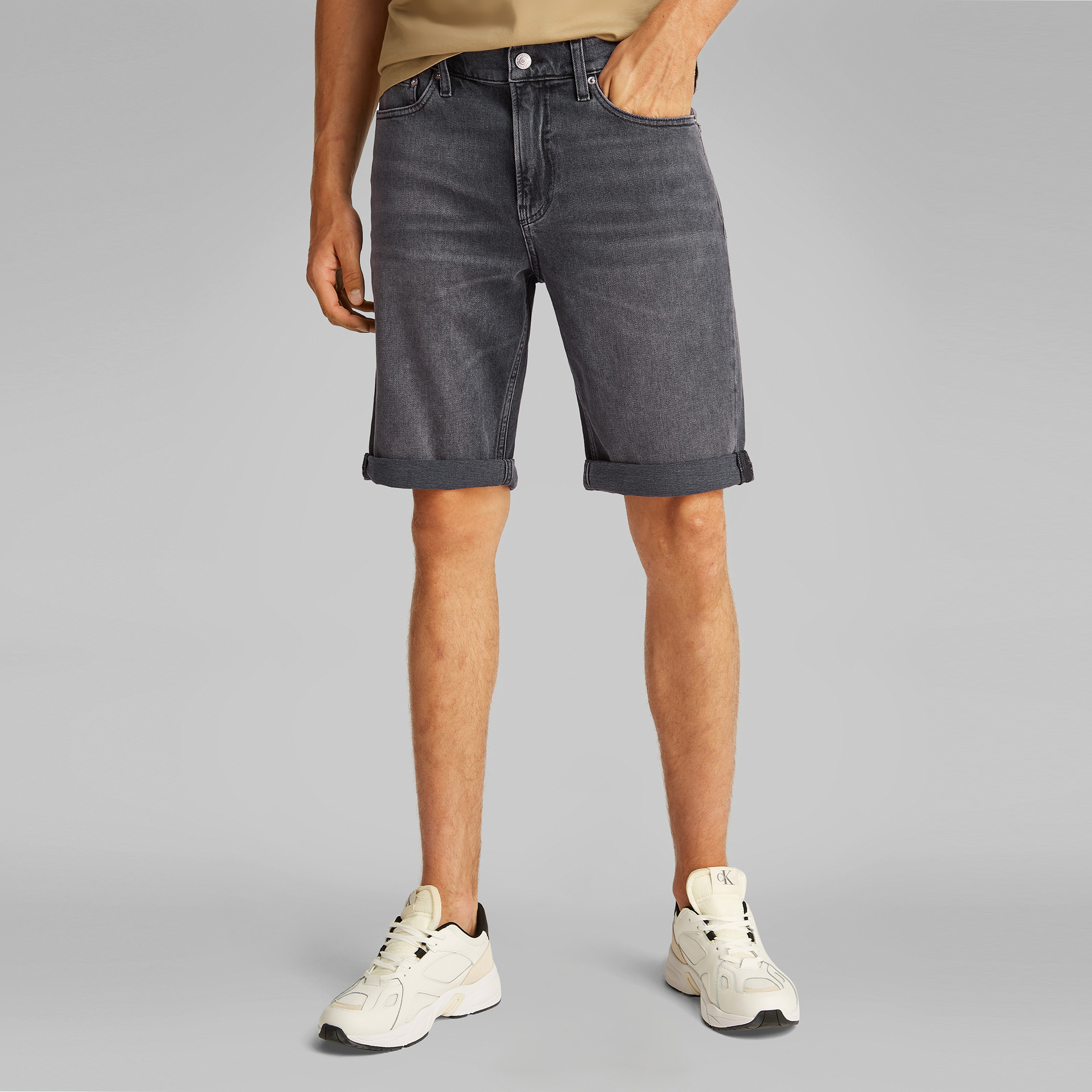 Calvin Klein Slim Erkek Lacivert Şort