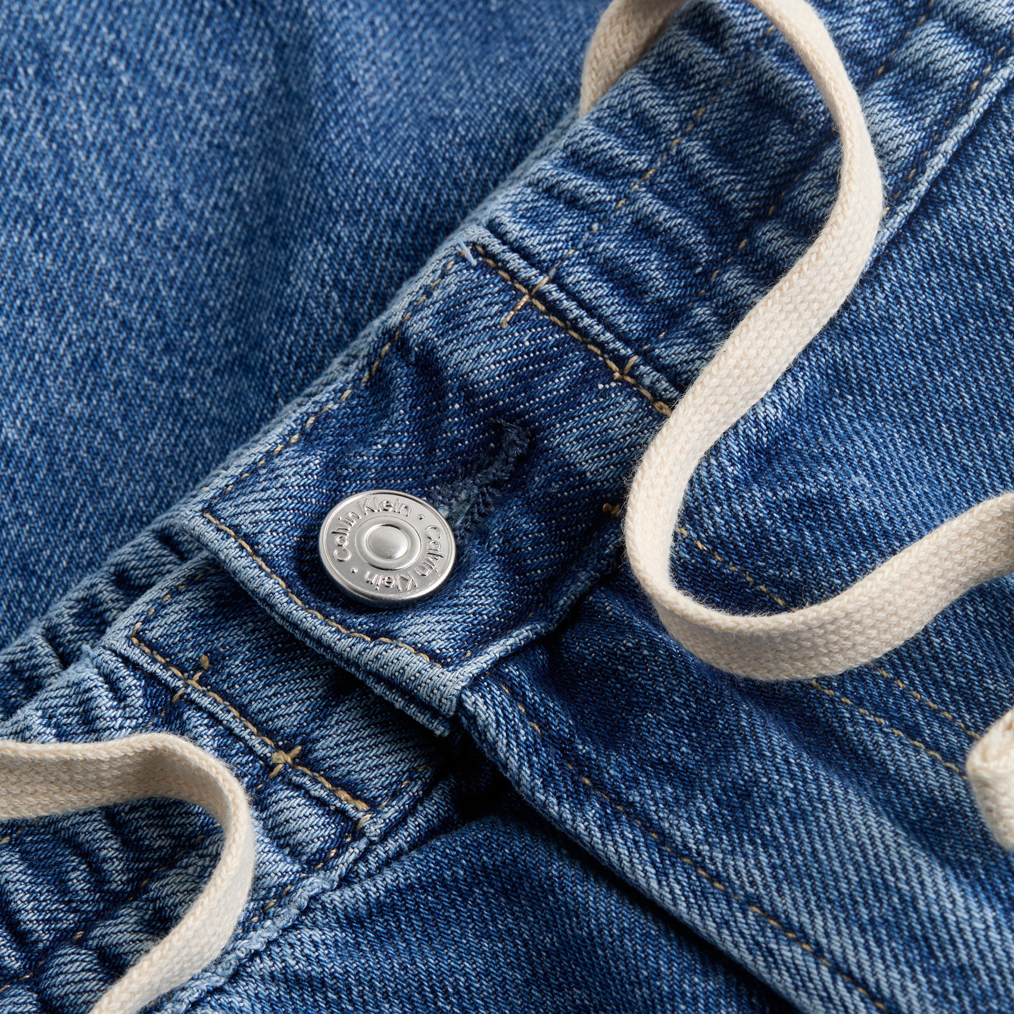 Calvin Klein Relaxed Denim Erkek Mavi Şort