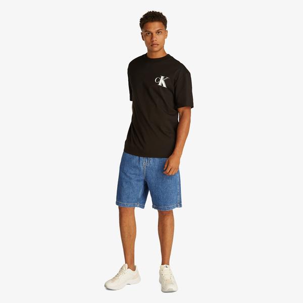 Calvin Klein Relaxed Denim Erkek Mavi Şort