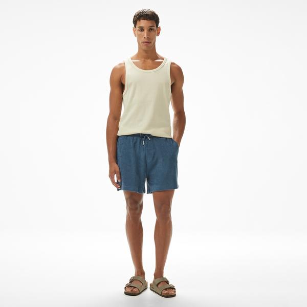 Calvin Klein Towelling Erkek Mavi Şort