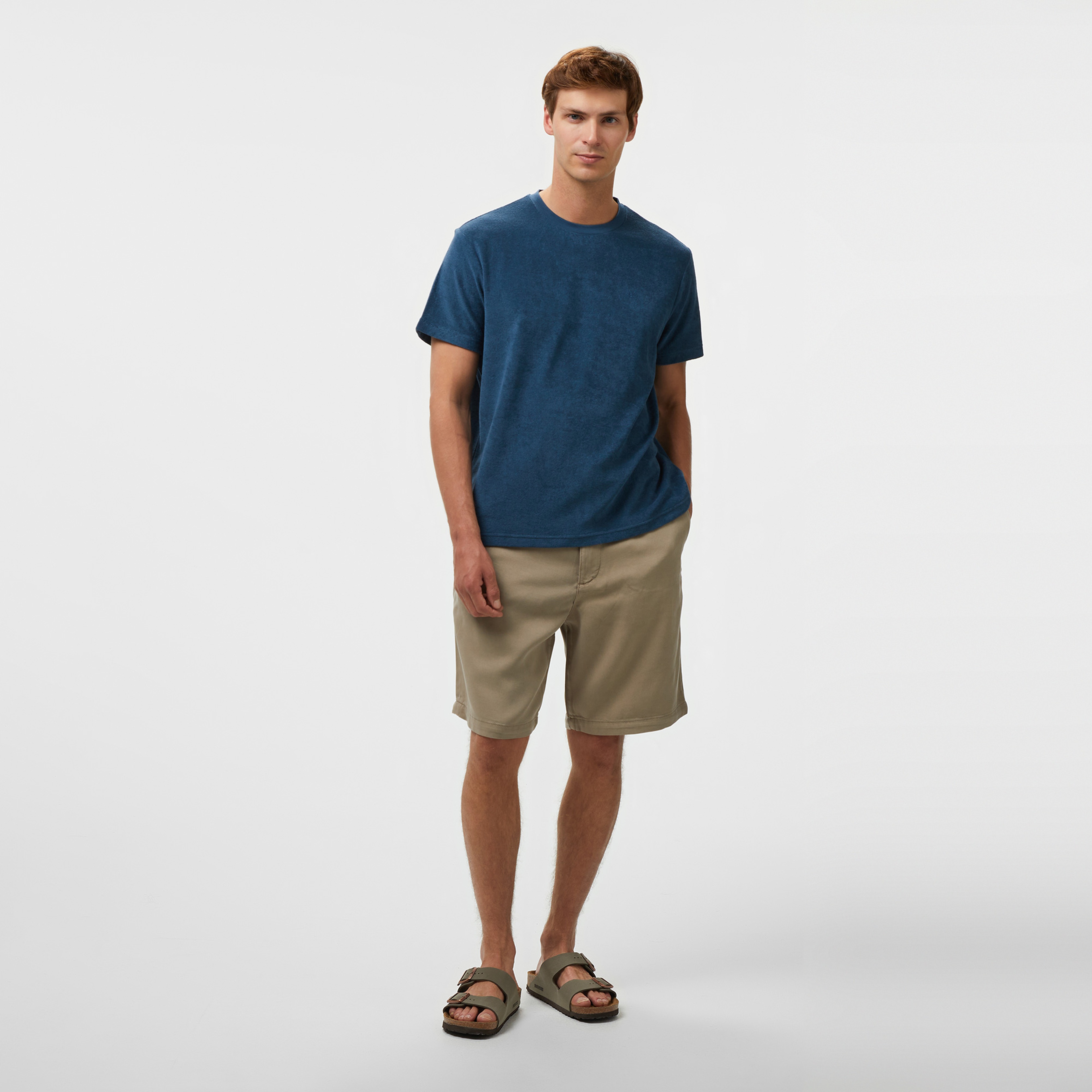 Calvin Klein Straight Erkek Gri Şort