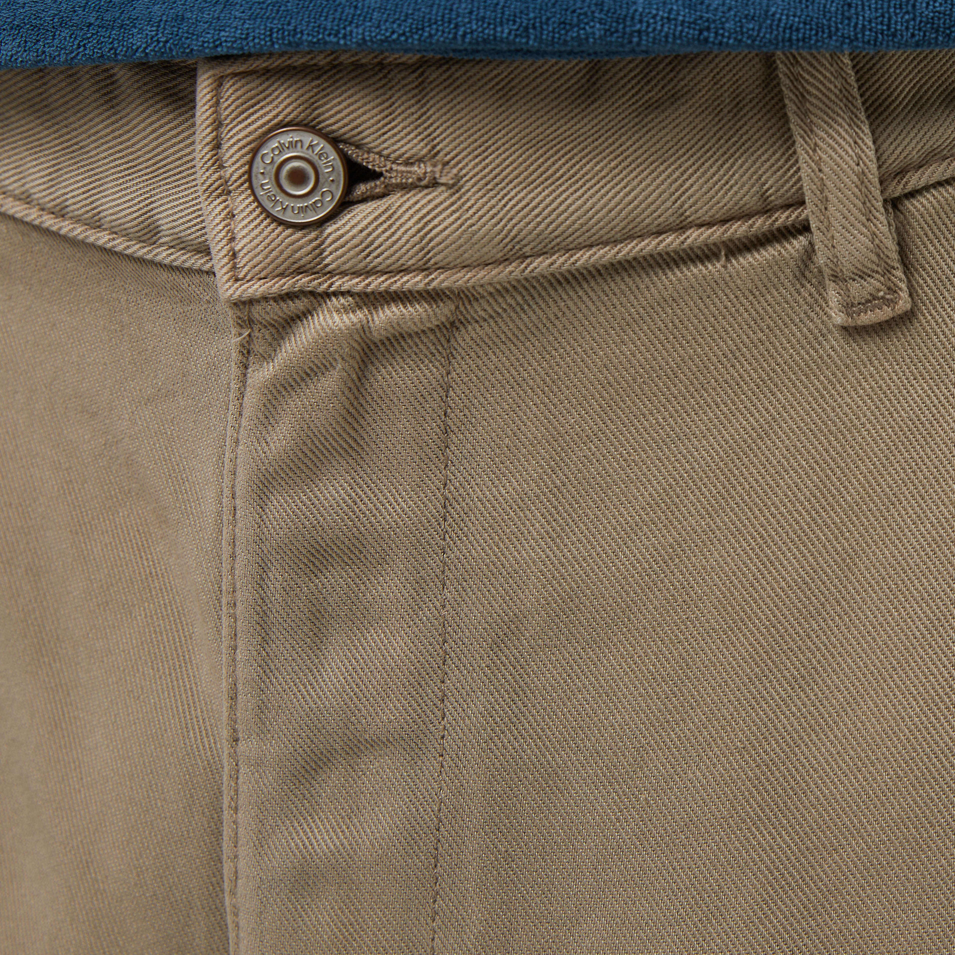 Calvin Klein Straight Erkek Gri Şort