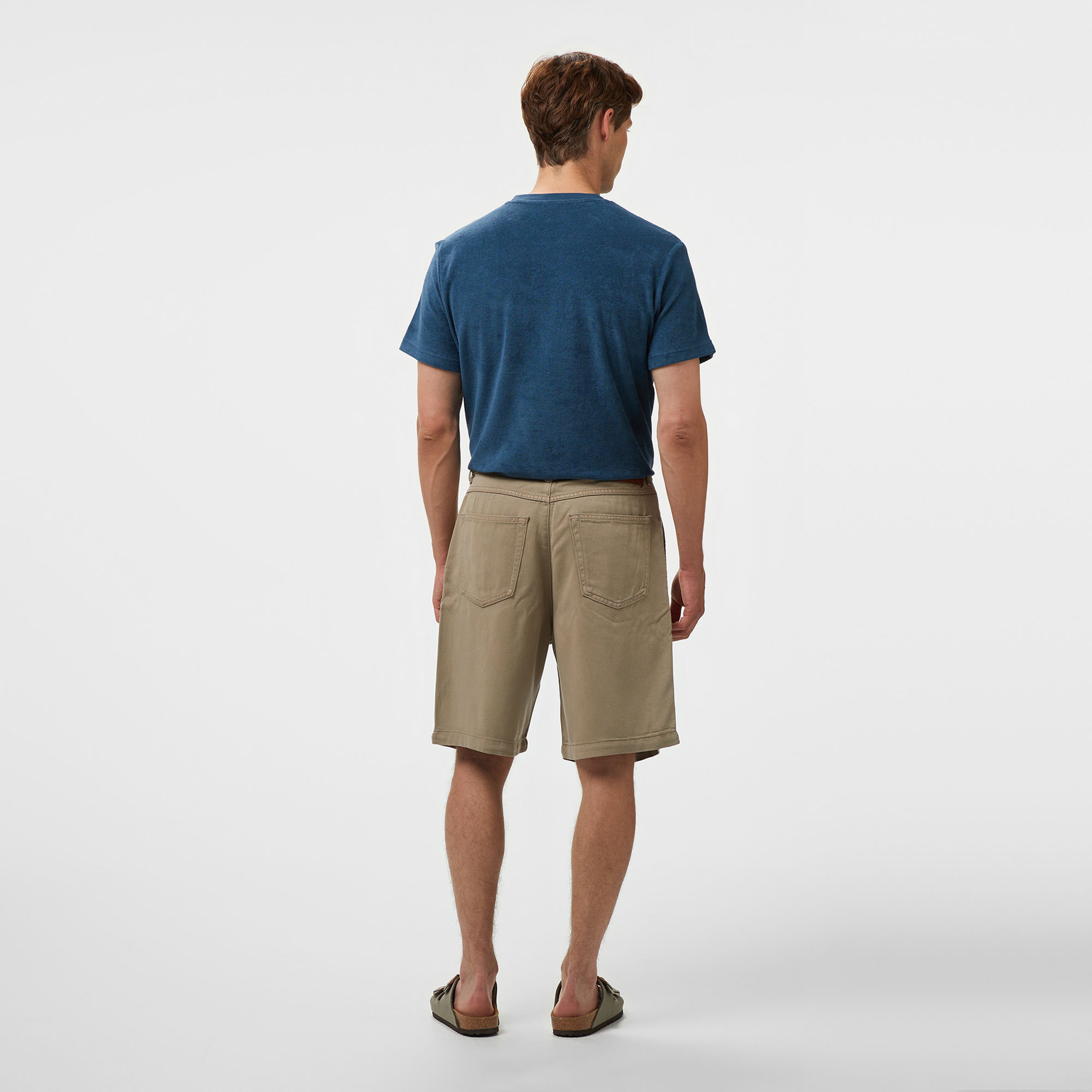 Calvin Klein Straight Erkek Gri Şort