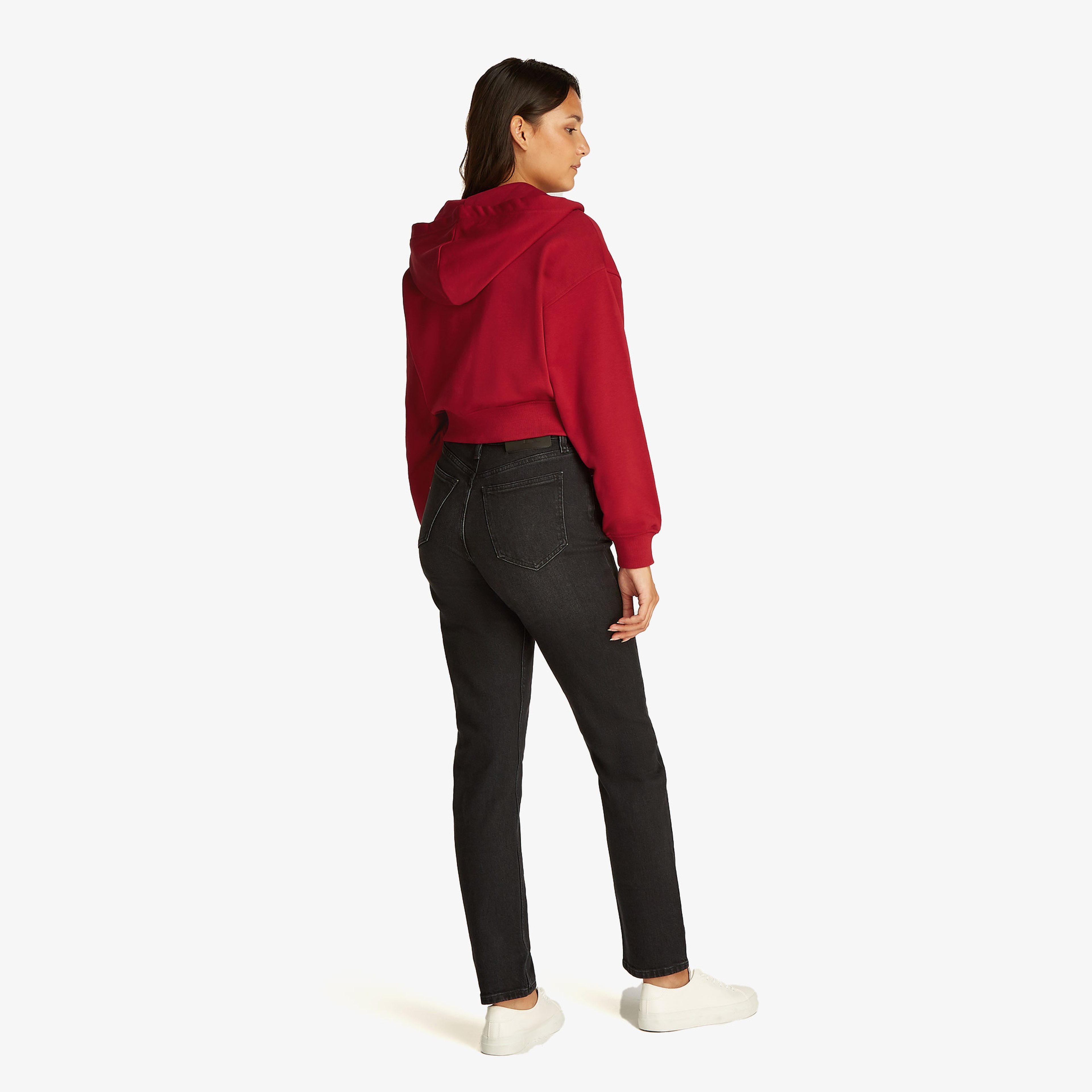 Calvin Klein Jeans Kadın Kırmızı Sweatshirt