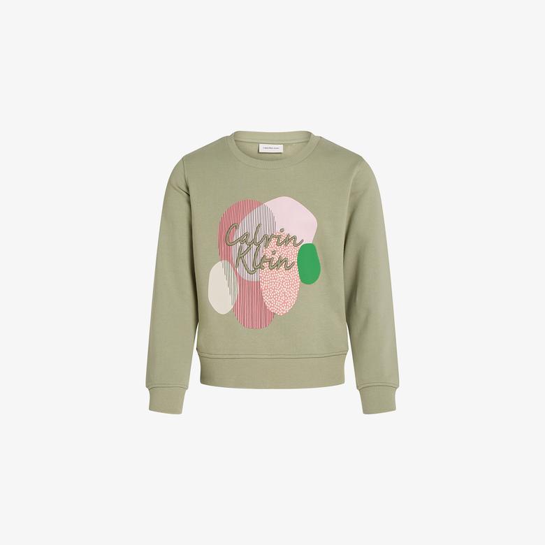 Calvin Klein Çocuk Yeşil Sweatshirt