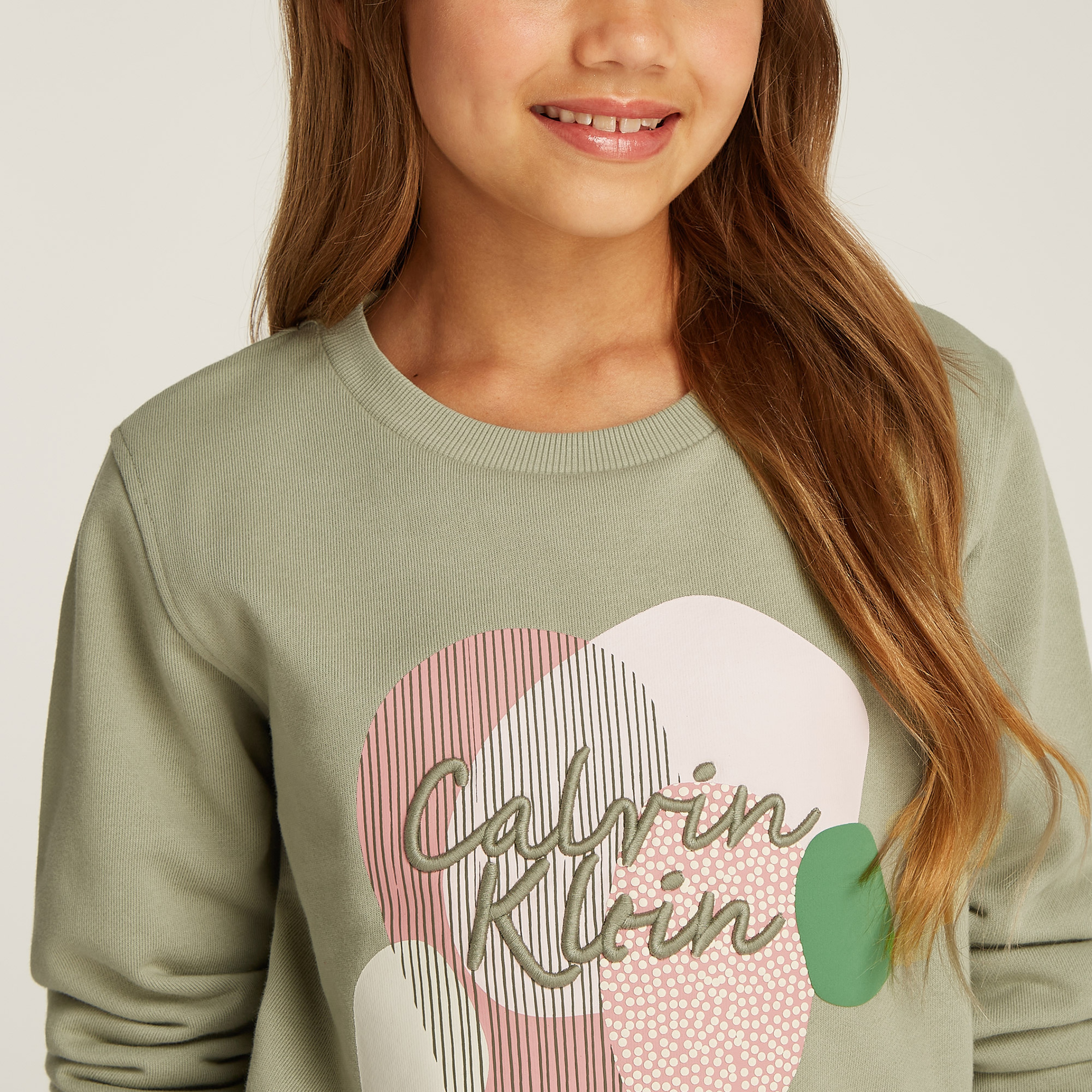 Calvin Klein Çocuk Yeşil Sweatshirt