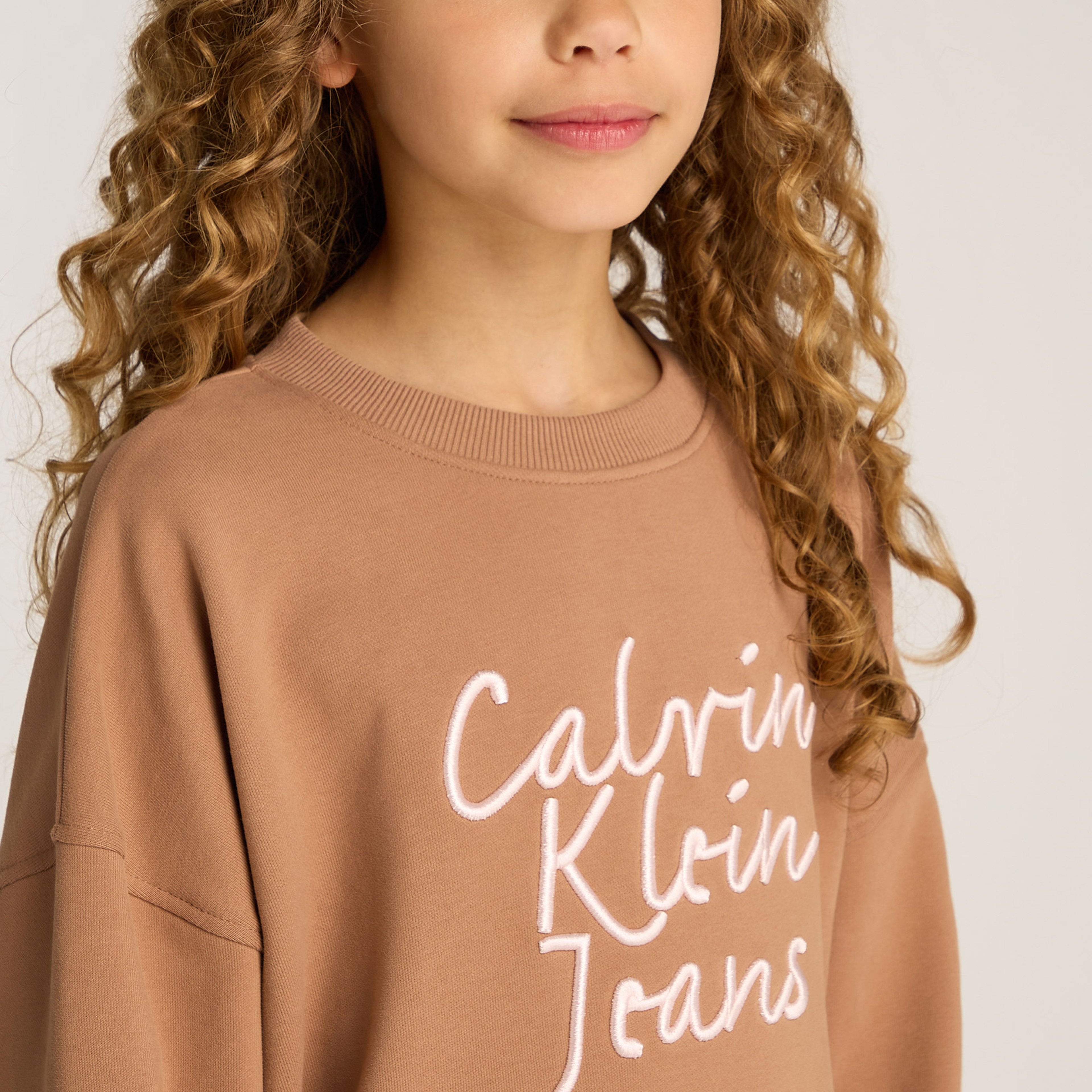 Calvin Klein Çocuk Kahverengi Sweatshirt