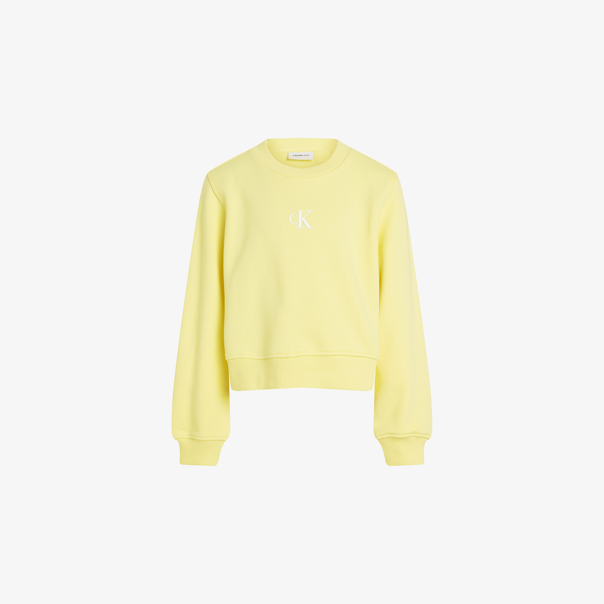 Calvin Klein Logo Çocuk Sarı Sweatshirt
