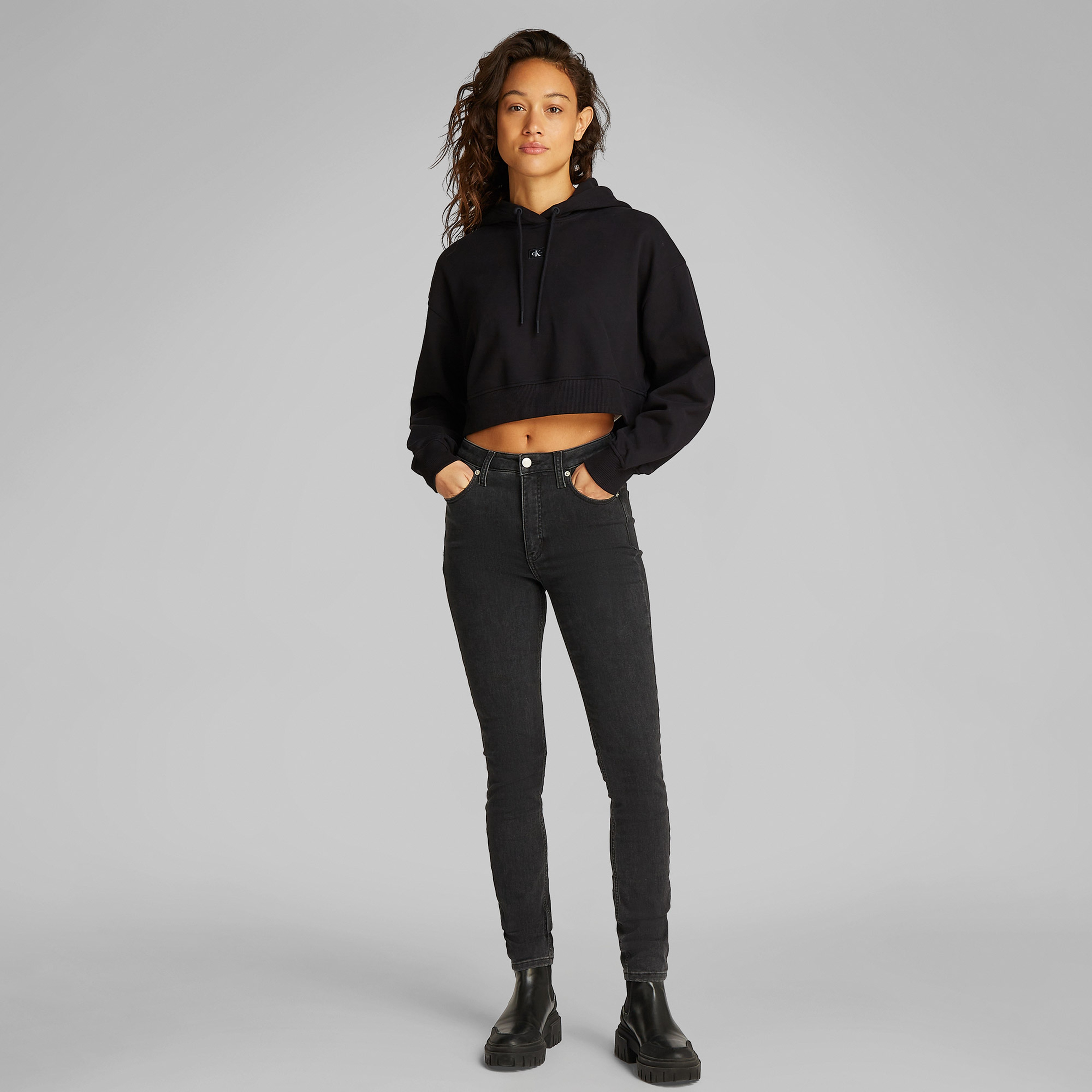 Calvin Klein Kadın Siyah Sweatshirt