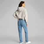 Calvin Klein Woven Label Kadın Bej Sweatshirt