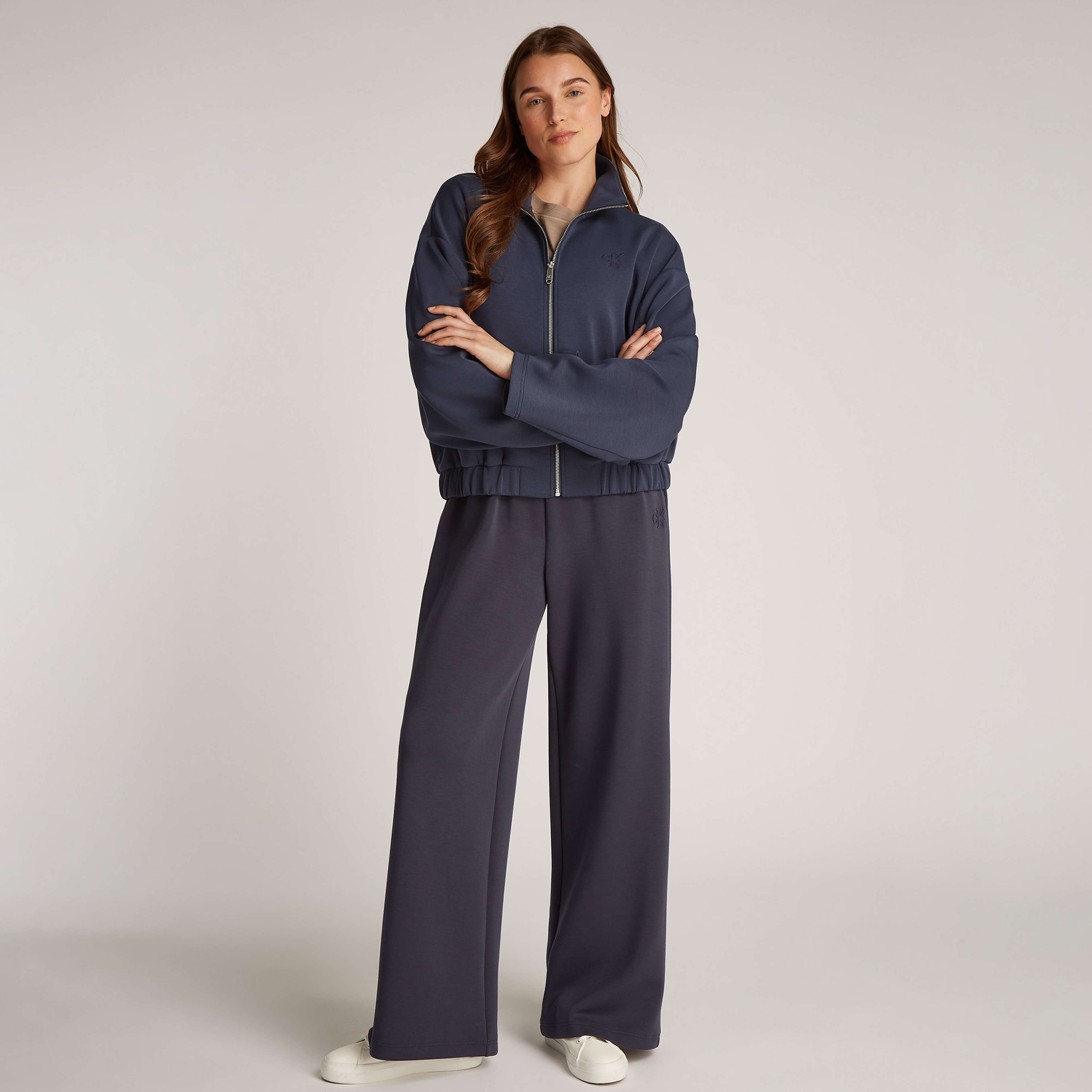 Calvin Klein Kadın Mavi Sweatshirt