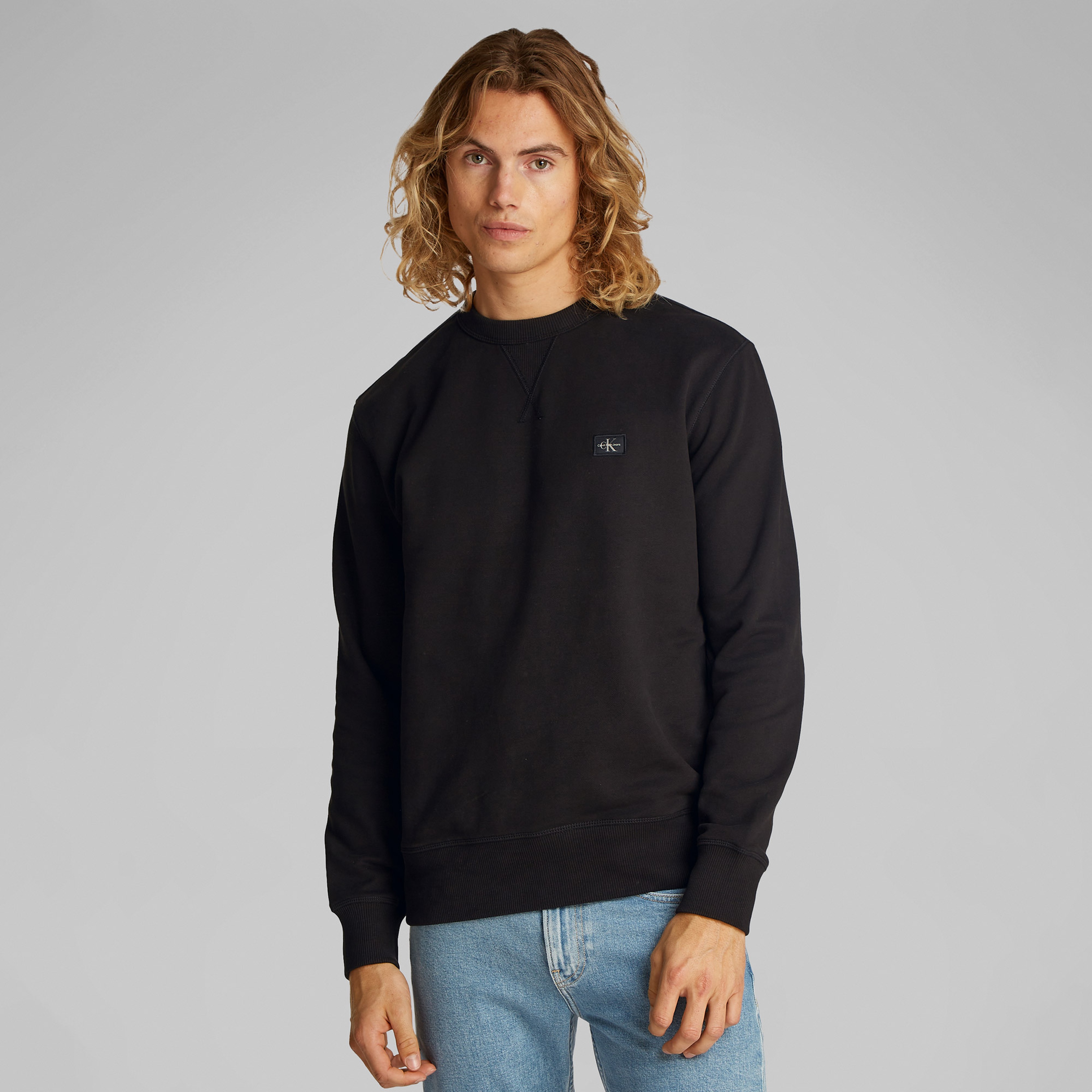 Calvin Klein Erkek Siyah Sweatshirt