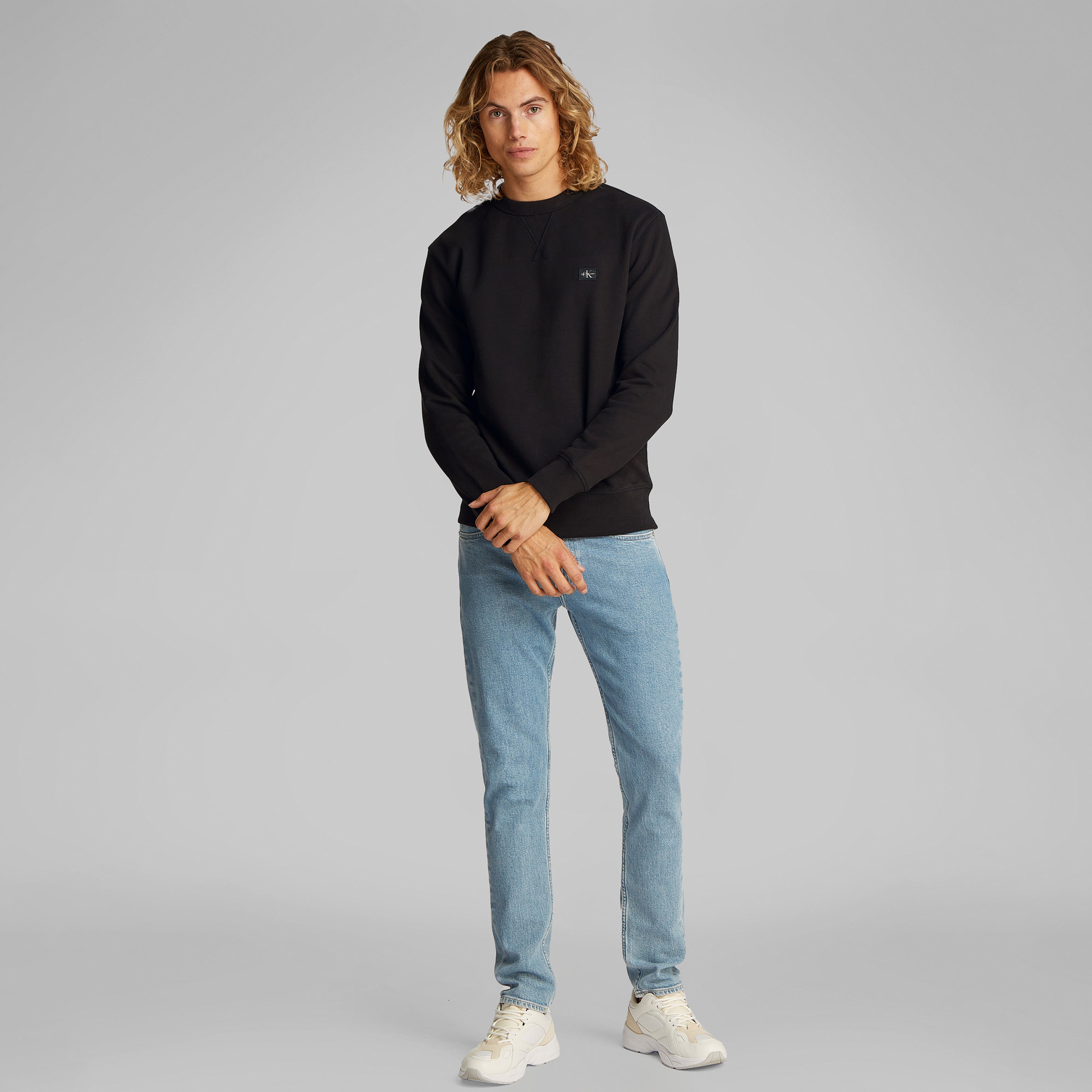Calvin Klein Erkek Siyah Sweatshirt