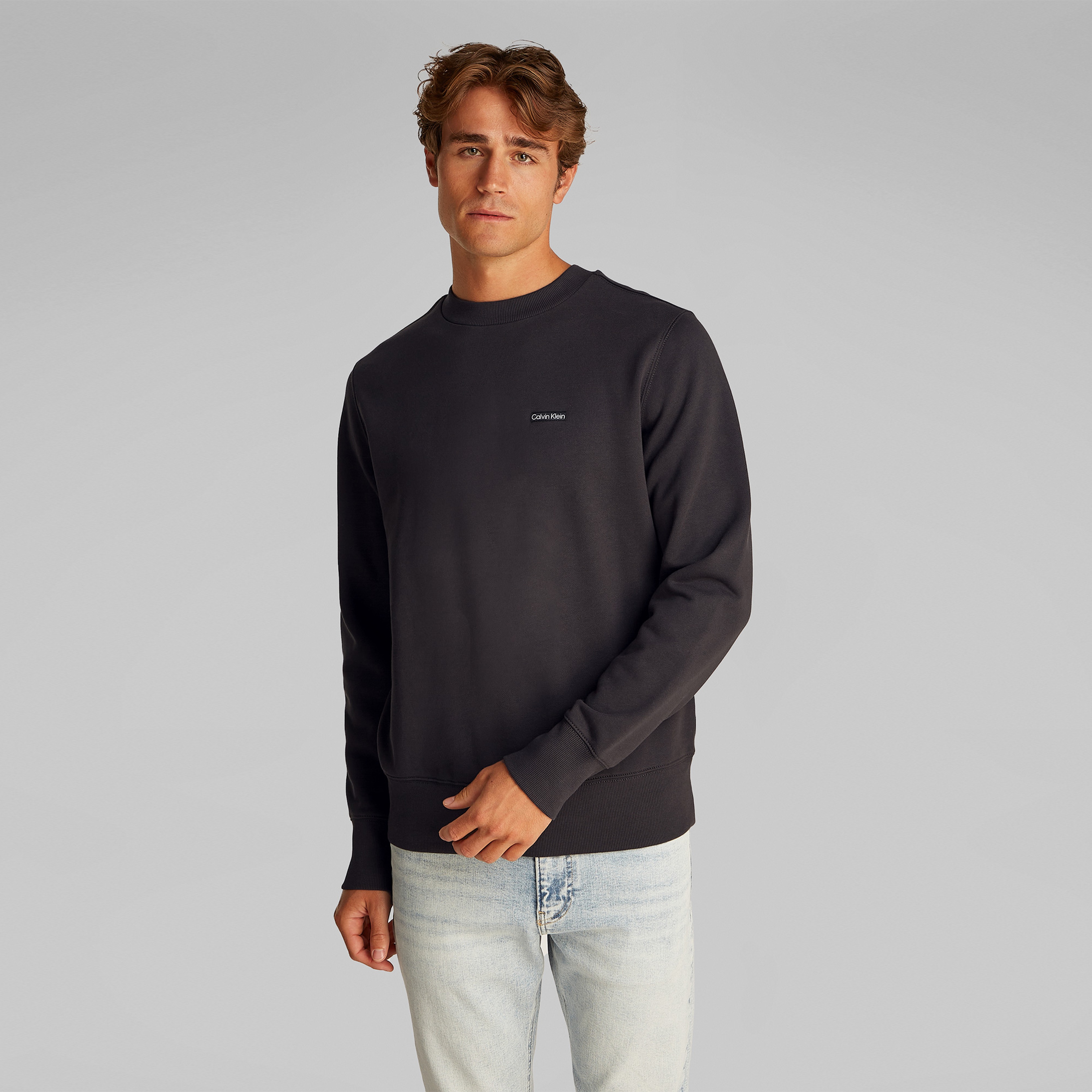 Calvin Klein Erkek Siyah Sweatshirt