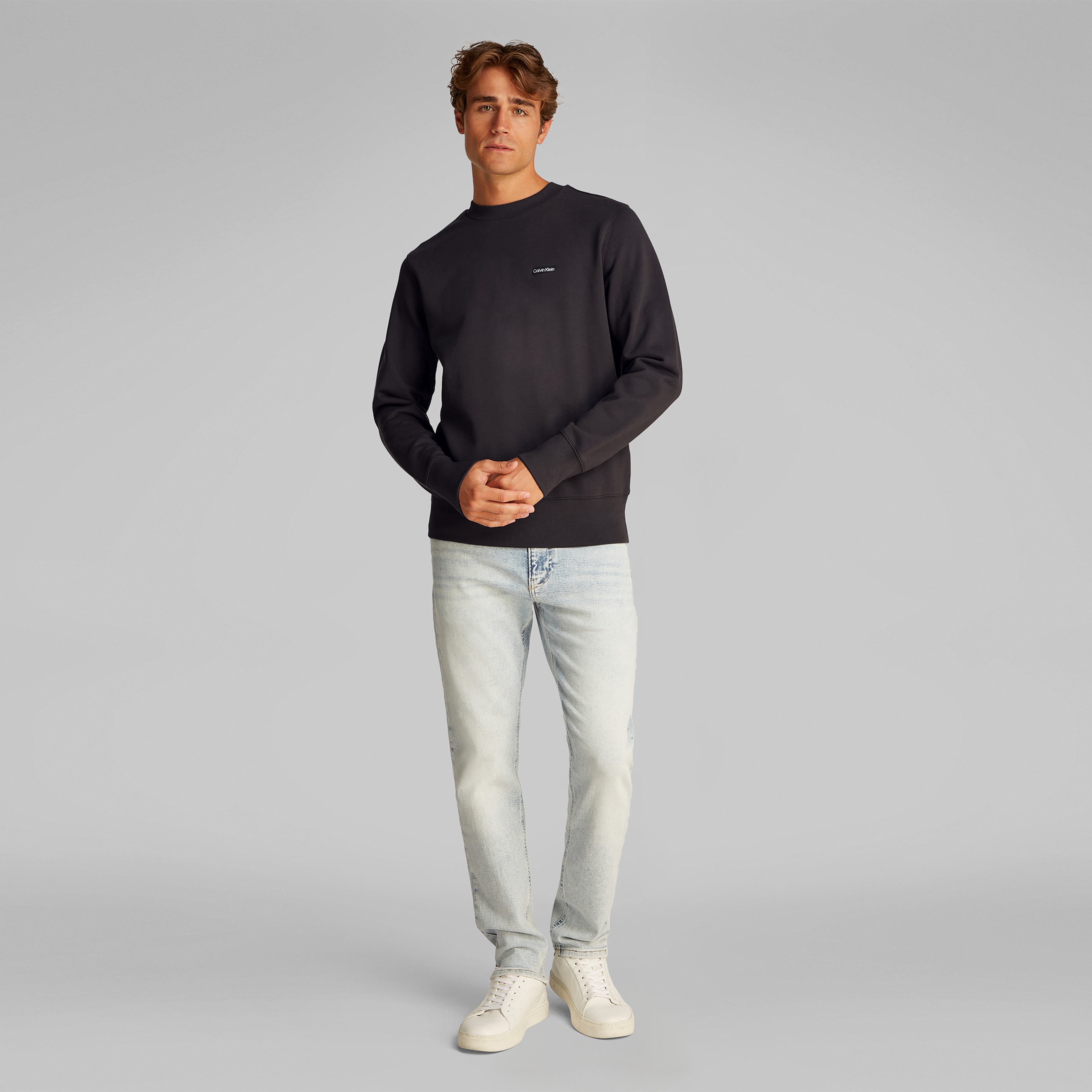 Calvin Klein Erkek Siyah Sweatshirt