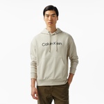 Calvin Klein Hero Logo Comfort Erkek Bej Sweatshirt