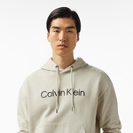 Calvin Klein Hero Logo Comfort Erkek Bej Sweatshirt