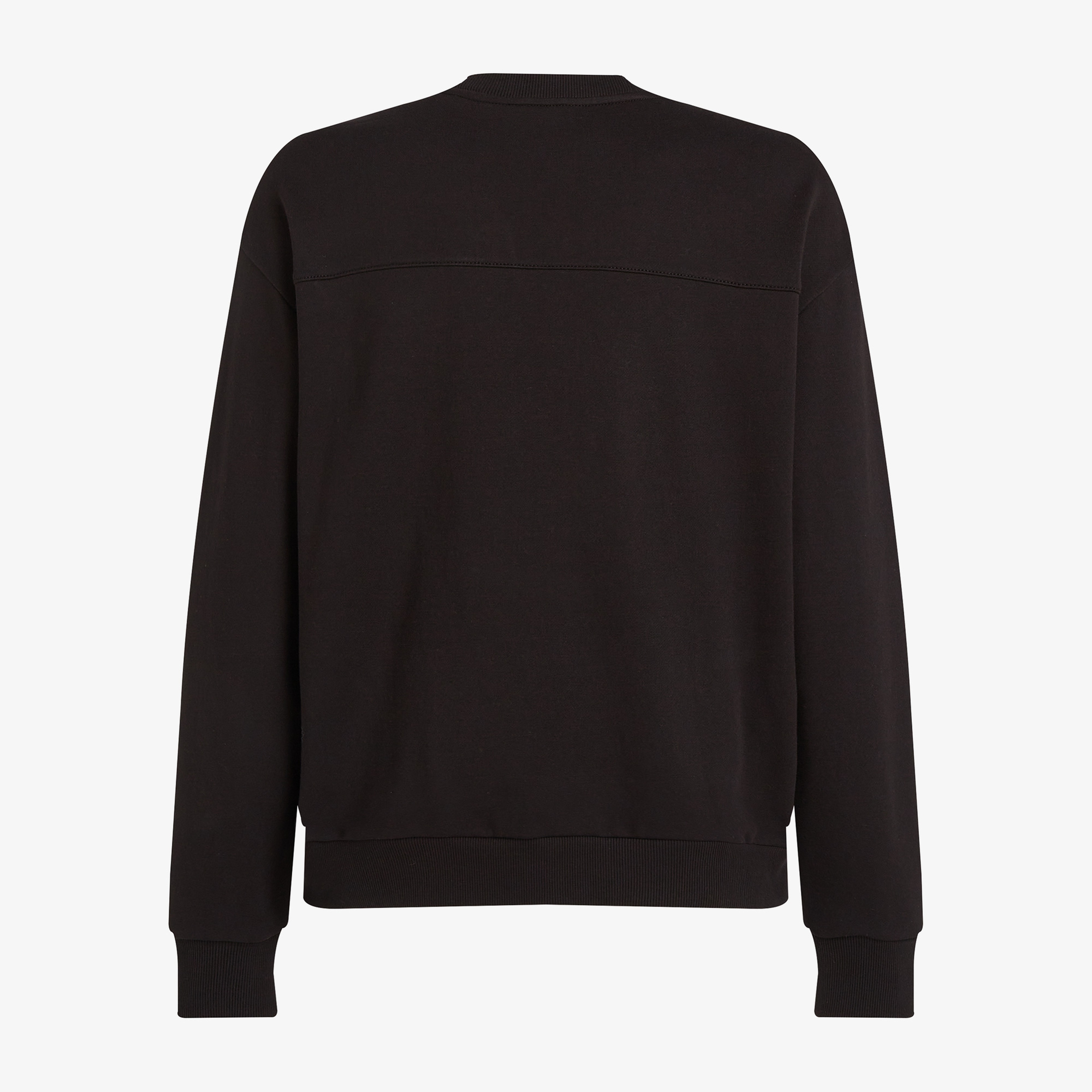 Calvin Klein Structured Embroidery Erkek Siyah Sweatshirt