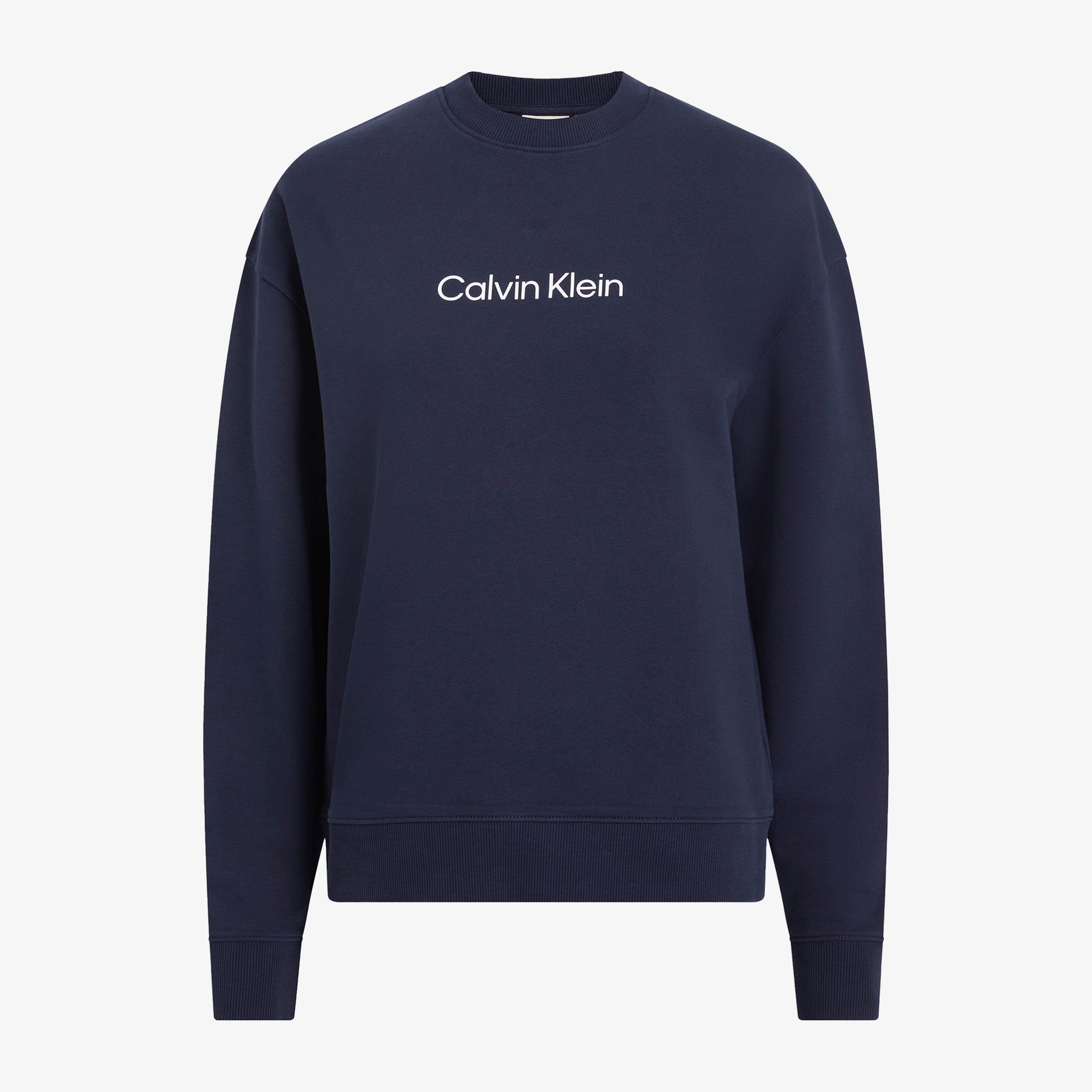 Calvin Klein Hero Logo Kadın Mavi Sweatshirt