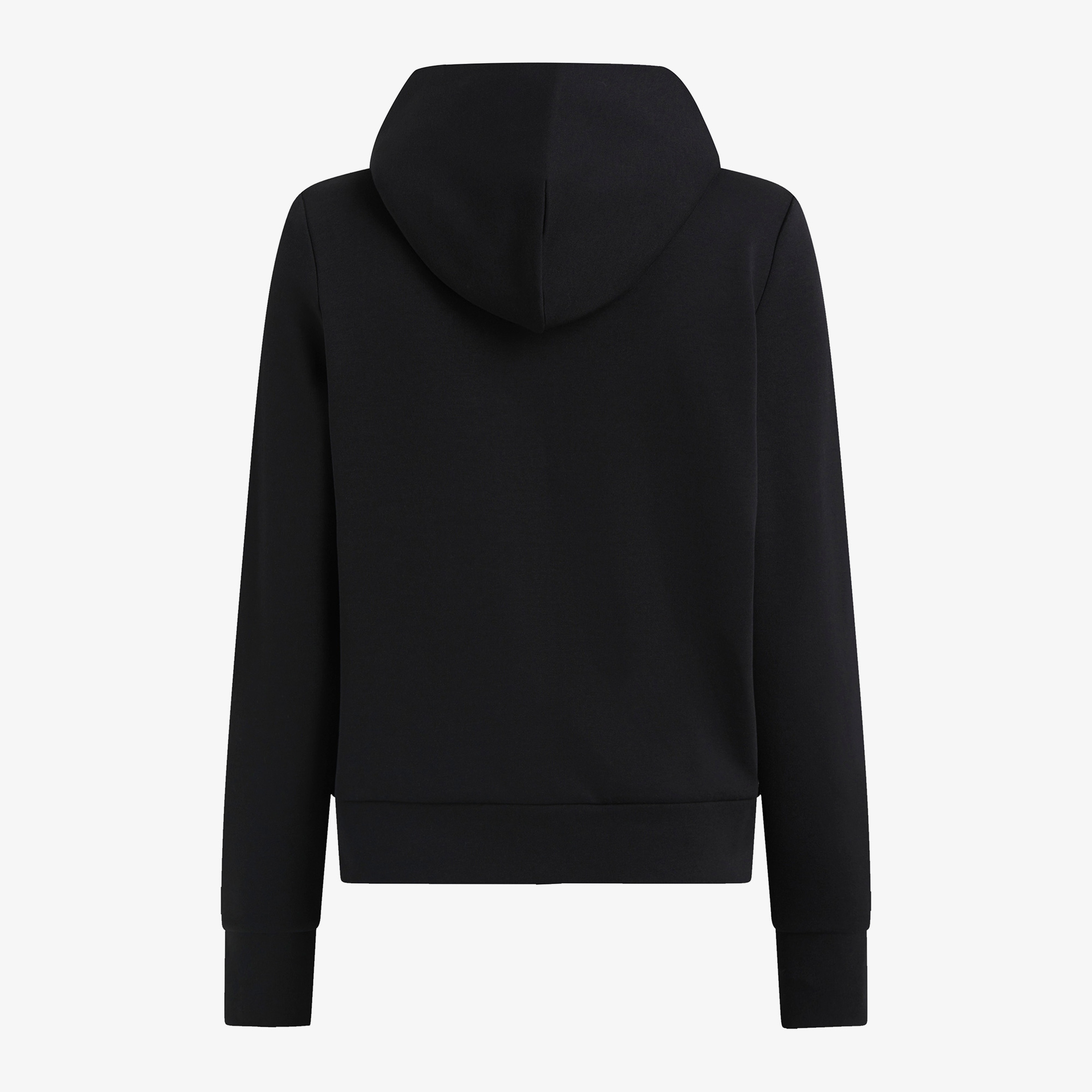 Calvin Klein Satin Regular Zip Kadın Siyah Sweatshirt
