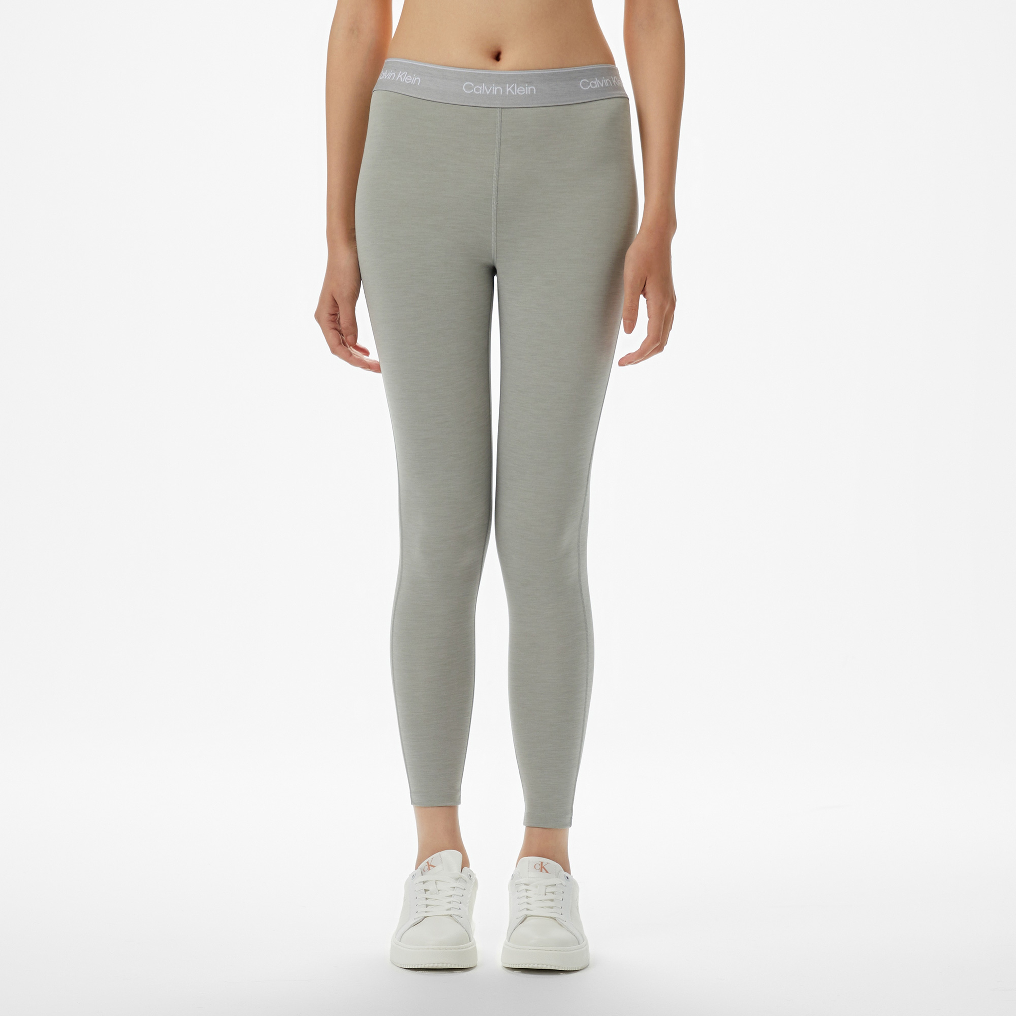 Calvin Klein 7/8 Kadın Gri Tayt