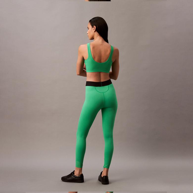 Calvin Klein Legging Kadın Yeşil Tayt