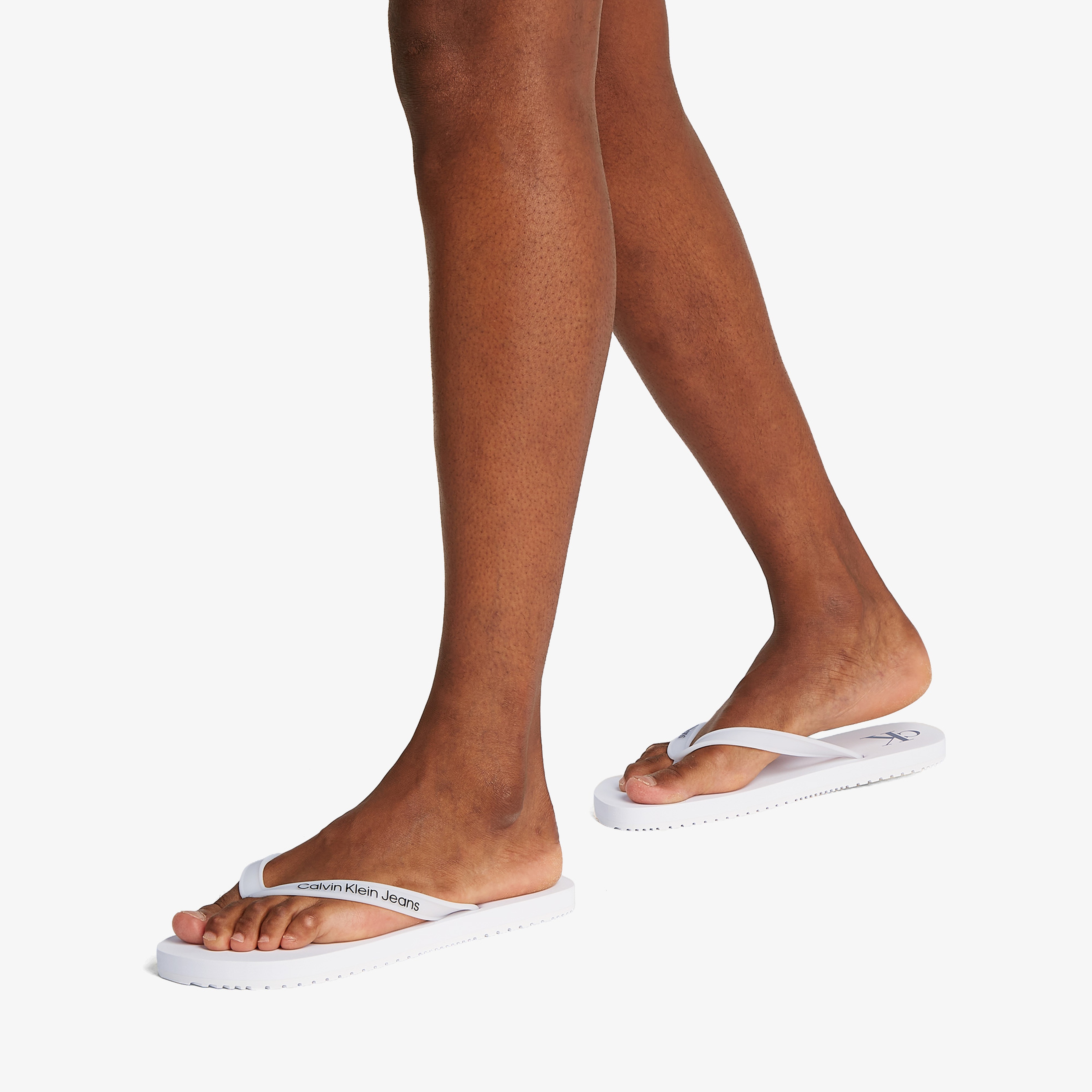 Calvin Klein Erkek Beyaz Terlik