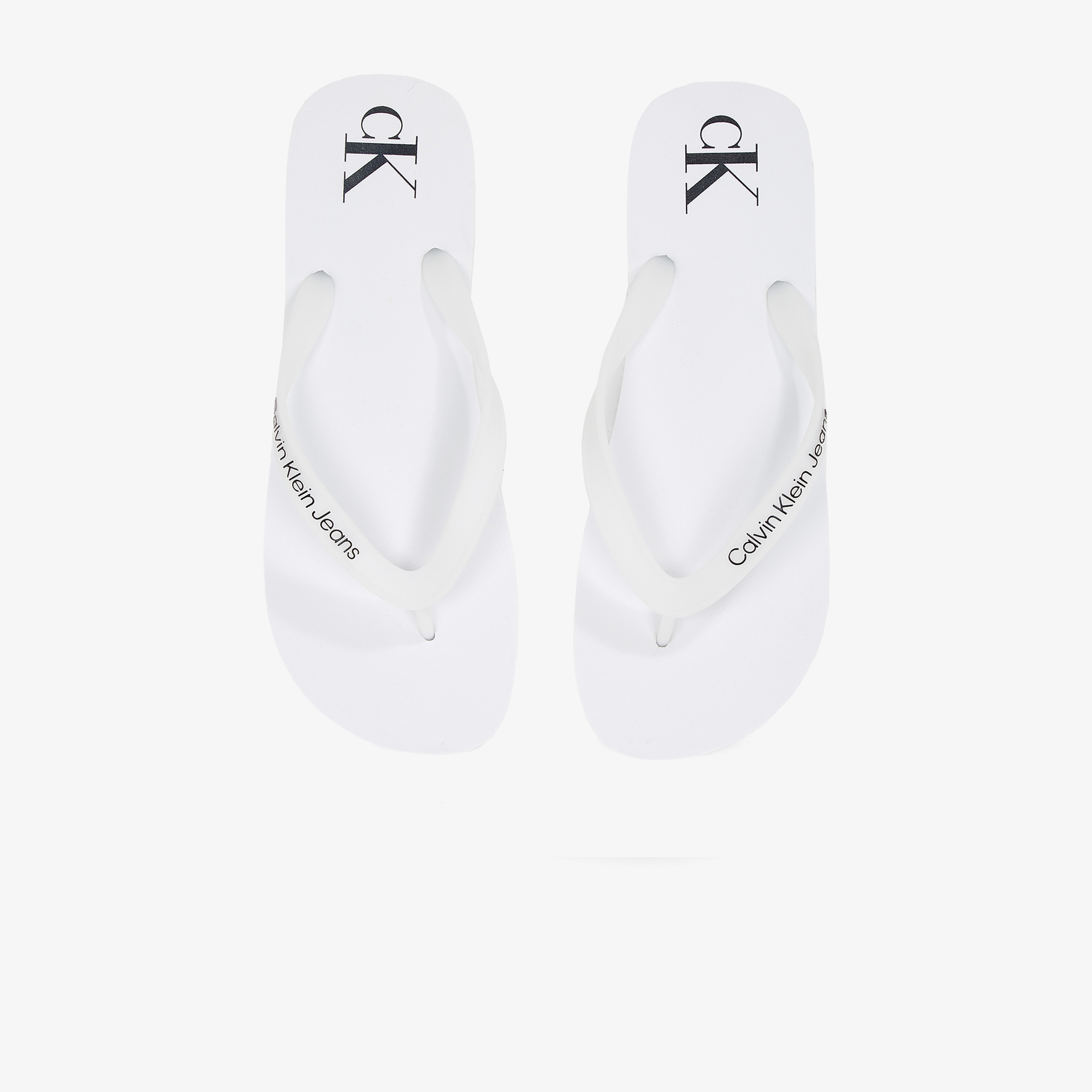 Calvin Klein Erkek Beyaz Terlik